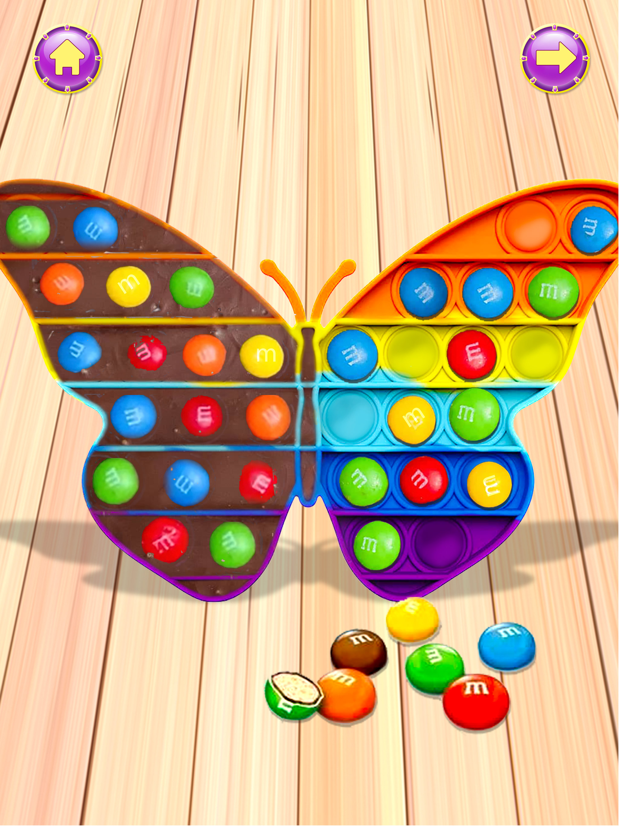 اسکرین شات 3 بازی Chocolate Pop It DIY Games