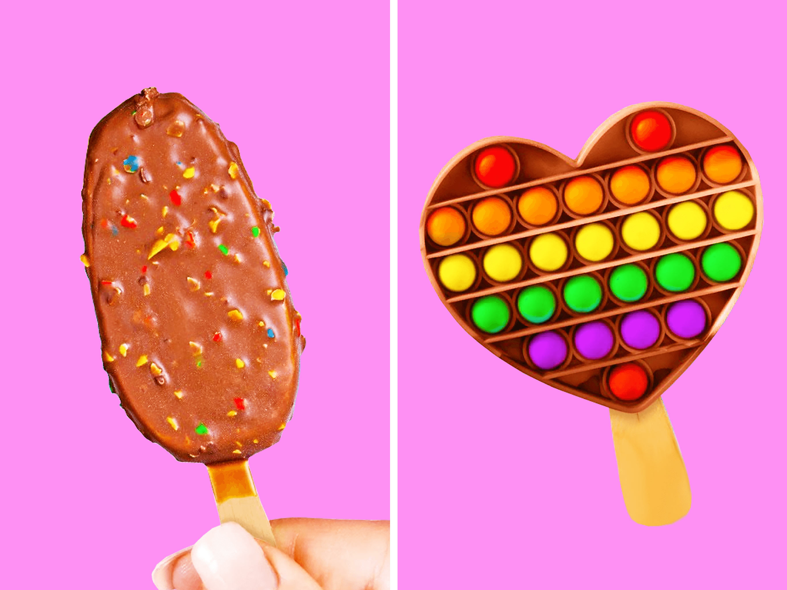 اسکرین شات 7 بازی Chocolate Pop It DIY Games