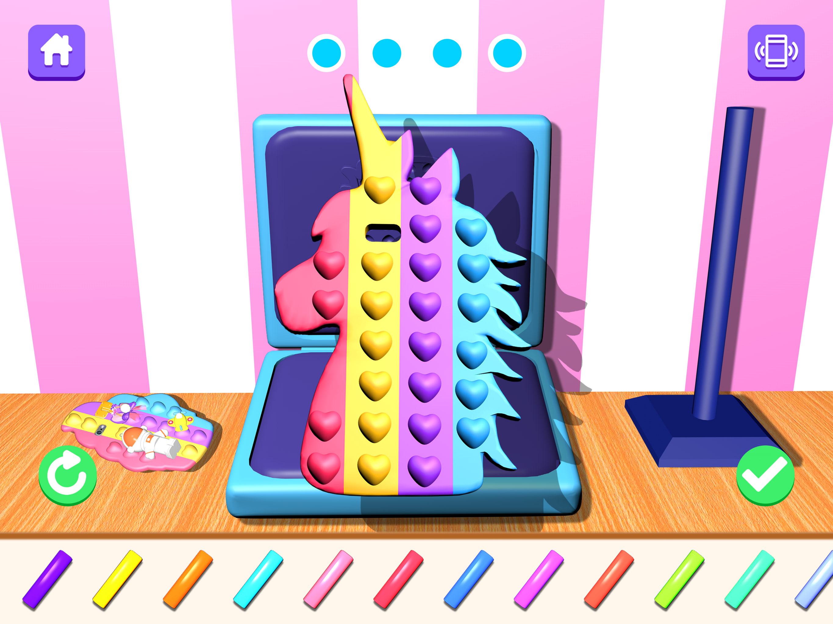 اسکرین شات 4 بازی Pop It Phone Case DIY Games