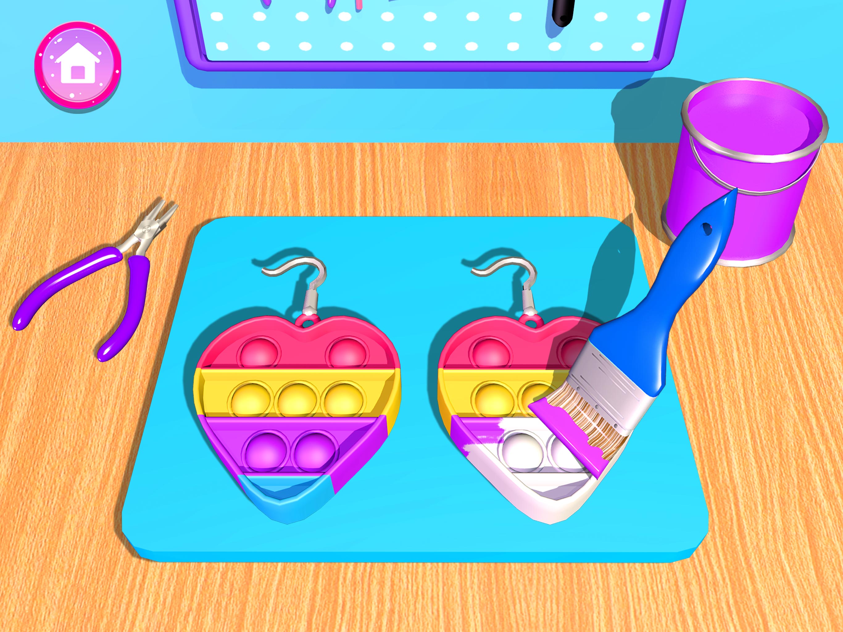 اسکرین شات 2 بازی DIY Pop It Jewelry: Toys Games