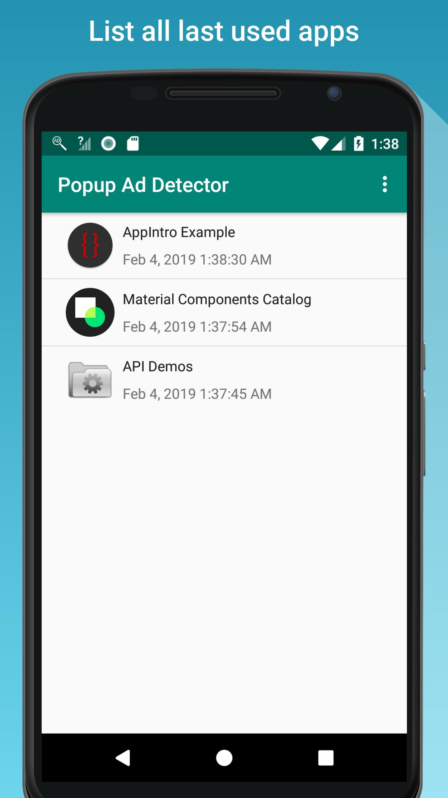 اسکرین شات 3 برنامه Popup Ad Detector & Blocker
