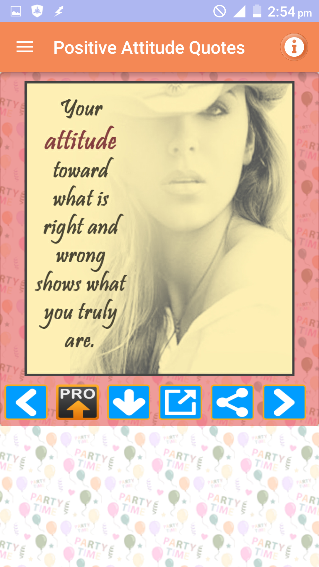 اسکرین شات 6 برنامه Positive Thinking Status Pics