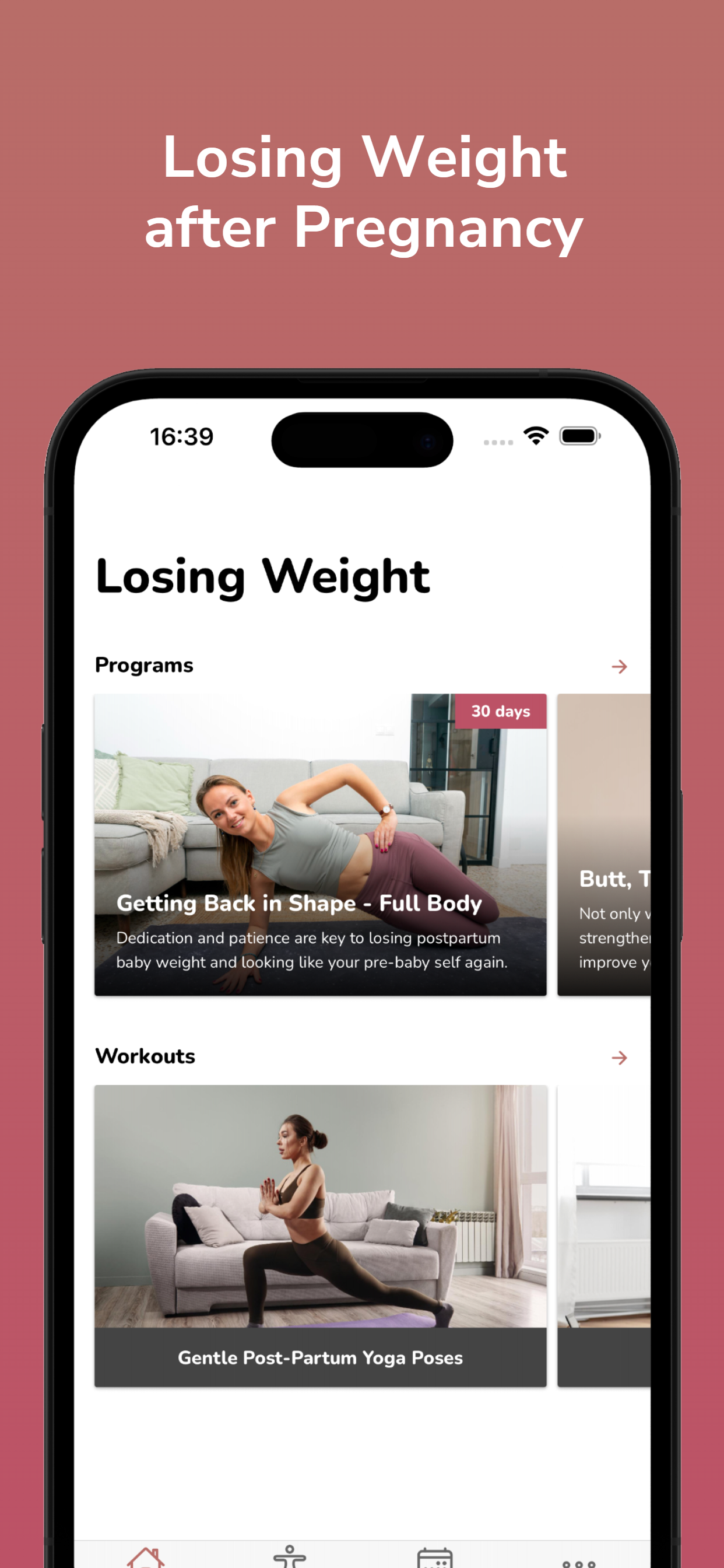 اسکرین شات 1 برنامه Losing Weight After Pregnancy