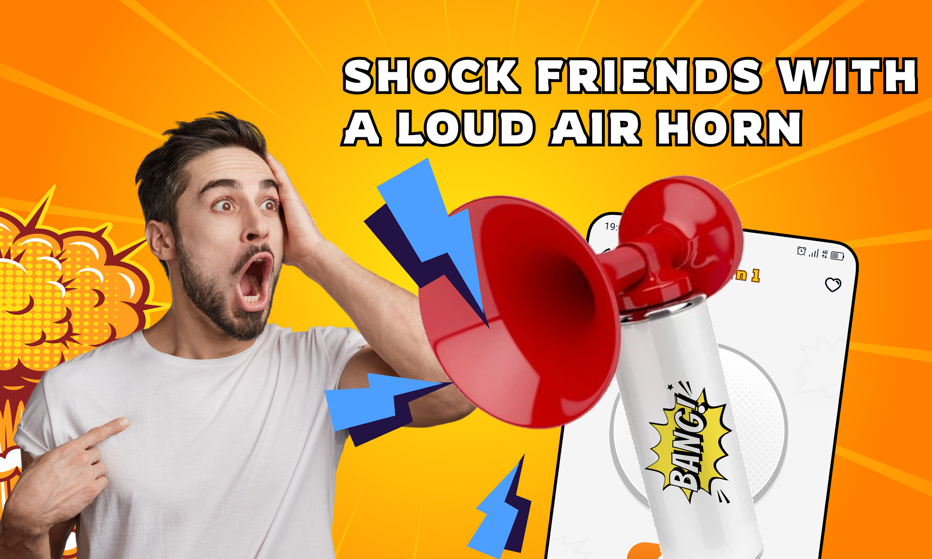 اسکرین شات برنامه Funny Prank Sounds, Fart Sound 4