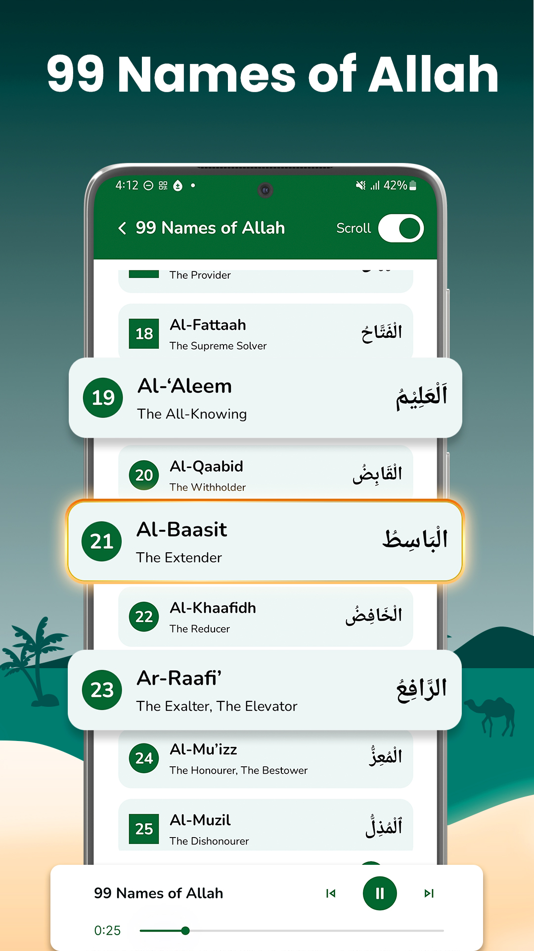 اسکرین شات 8 برنامه Muslim Prayer - Qibla Compass