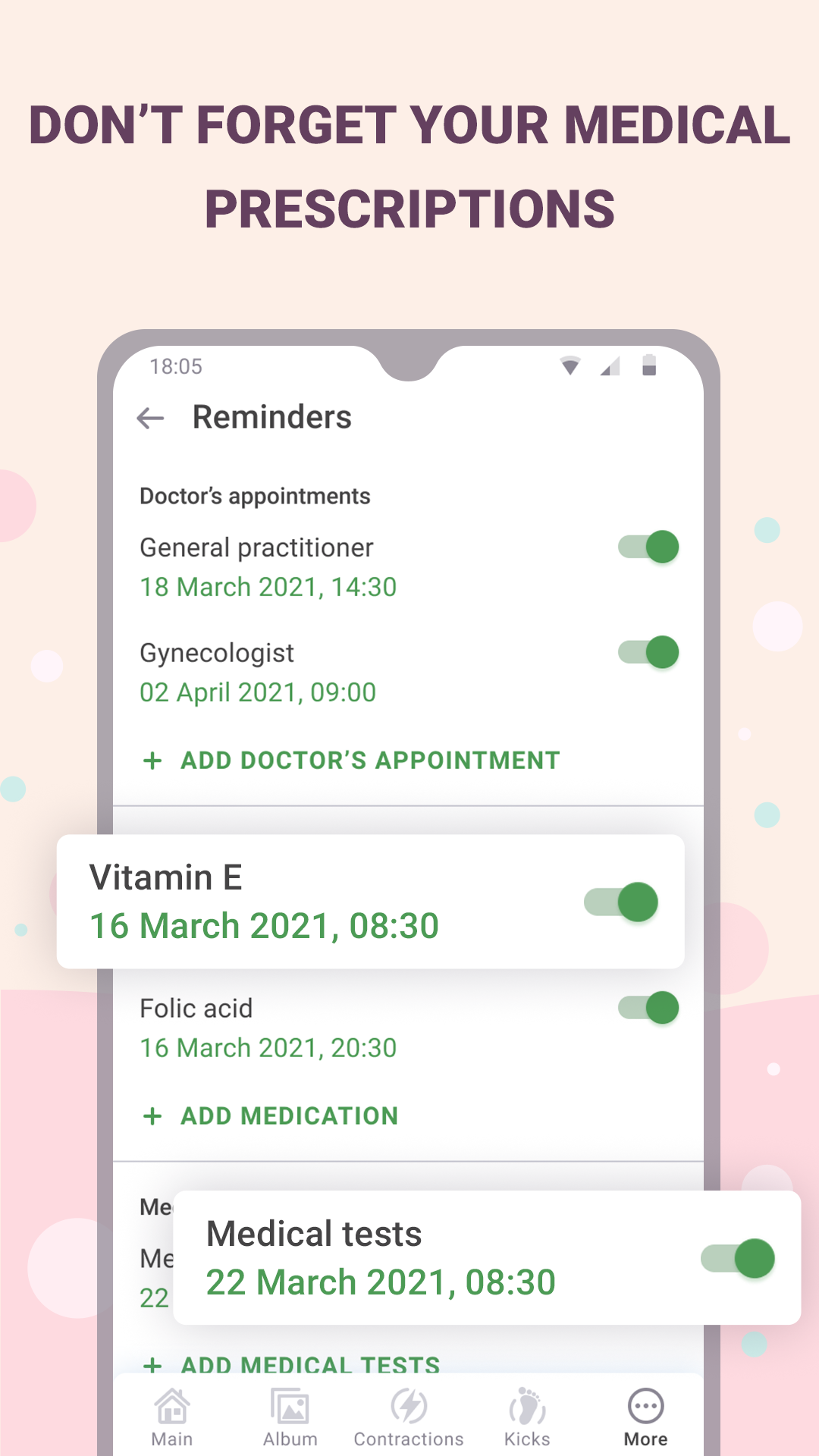 اسکرین شات 4 برنامه Pregnancy tracker week by week