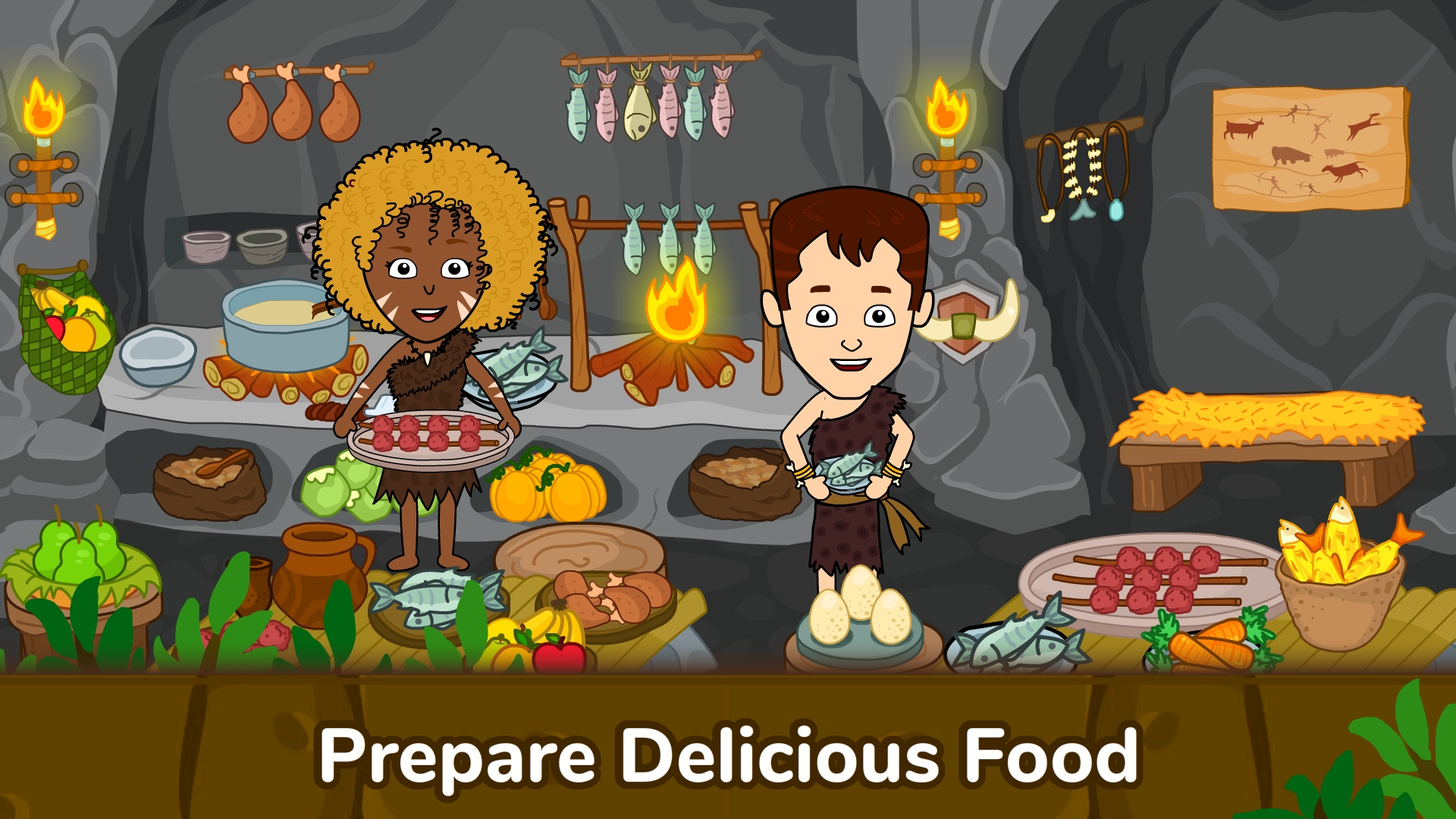 اسکرین شات 5 بازی Caveman Games World for Kids