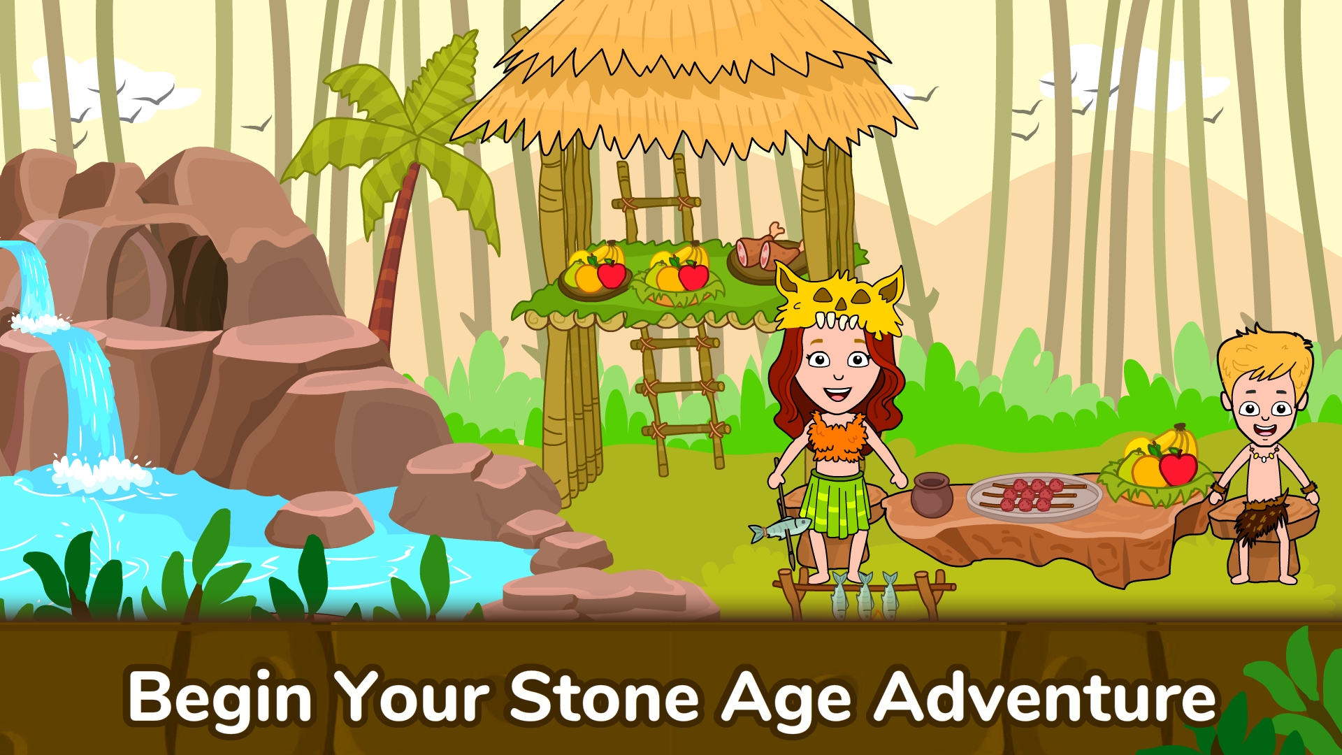اسکرین شات 3 بازی Caveman Games World for Kids