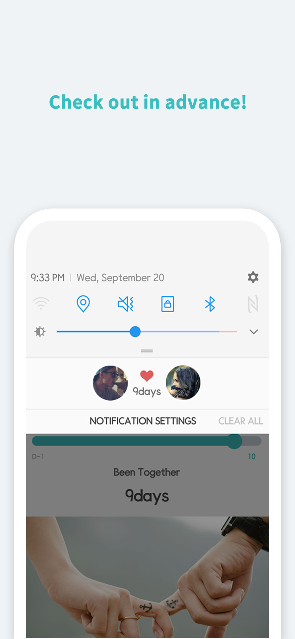 اسکرین شات 5 برنامه Couple Widget : Love Countdown