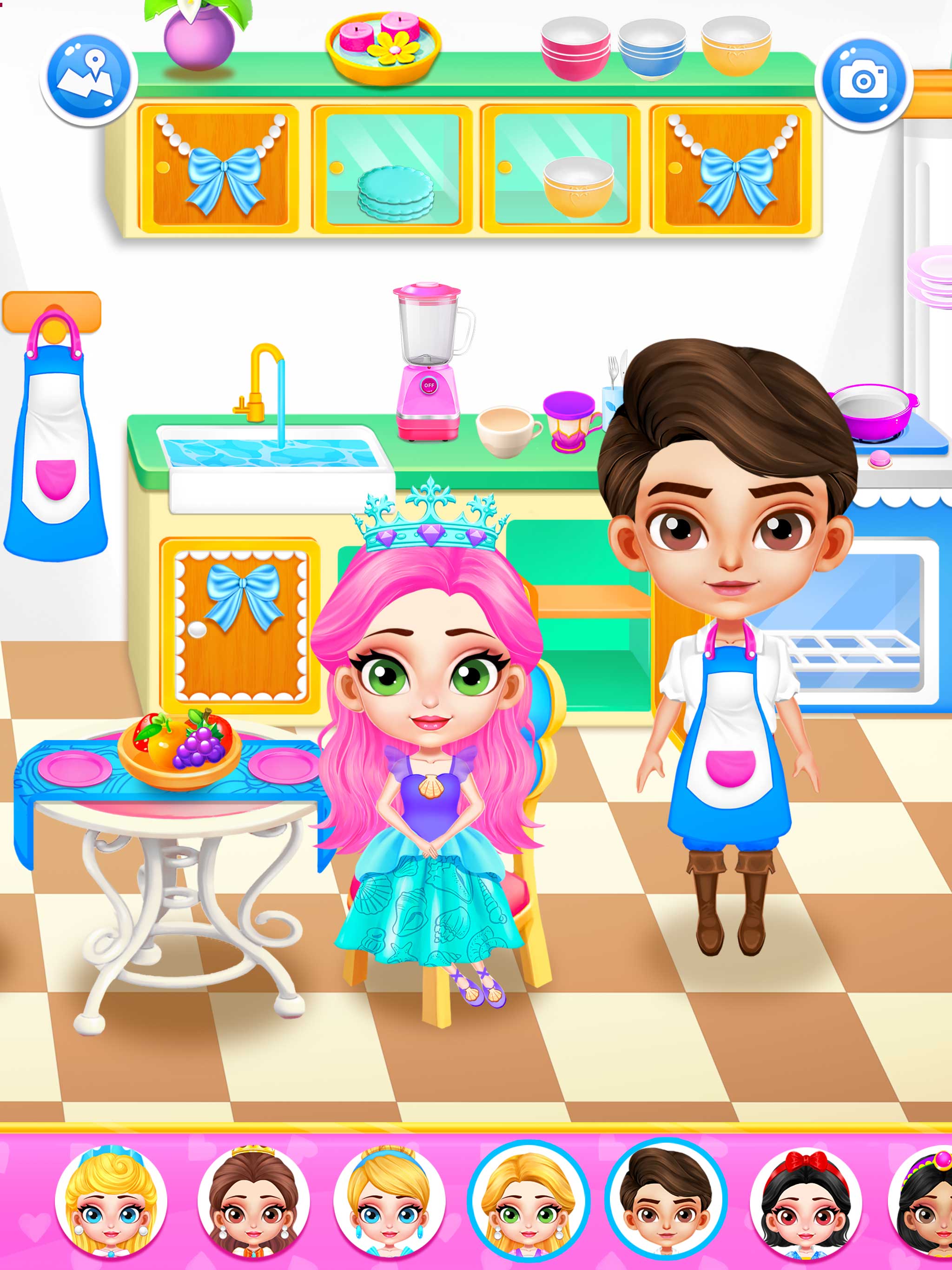 اسکرین شات 3 بازی Princess Town Doll House Games