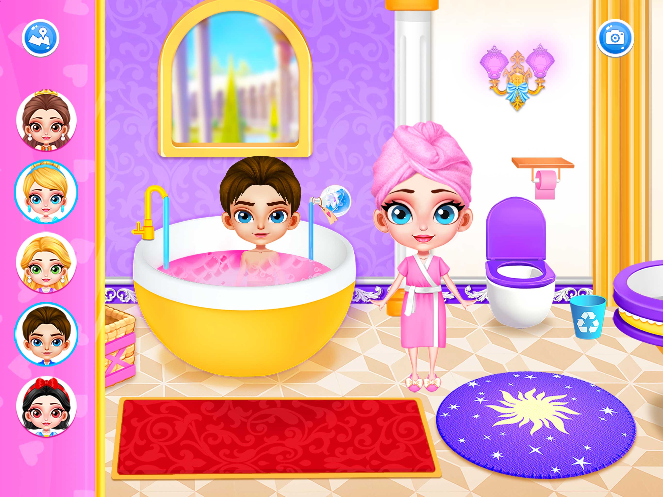 اسکرین شات 7 بازی Princess Town Doll House Games