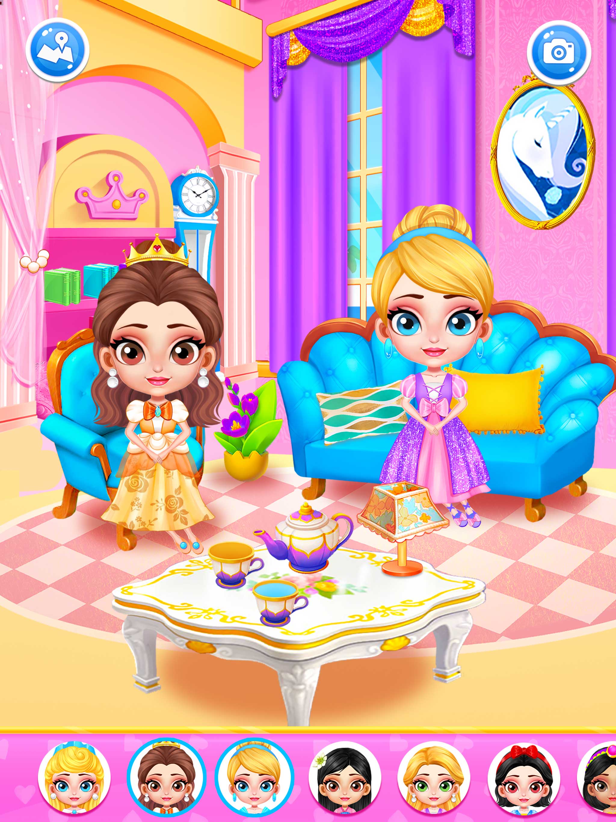 اسکرین شات 1 بازی Princess Town Doll House Games
