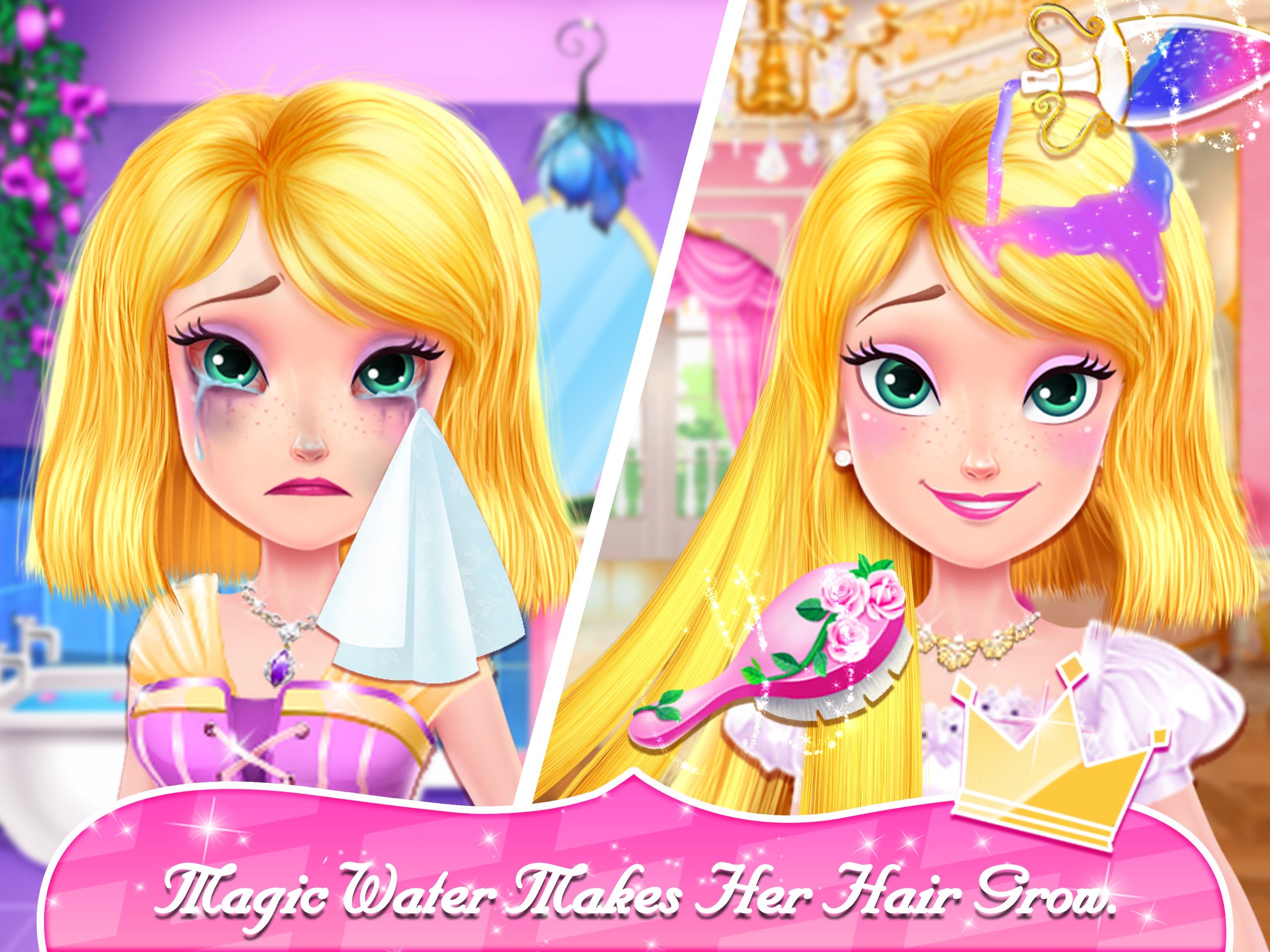 اسکرین شات 2 بازی Princess Hair Games For Fun