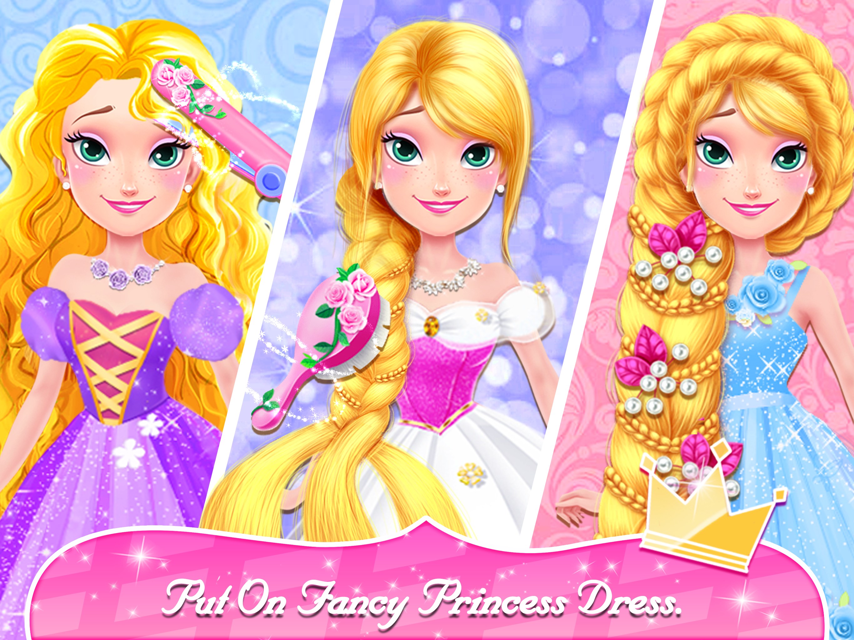 اسکرین شات 5 بازی Princess Hair Games For Fun