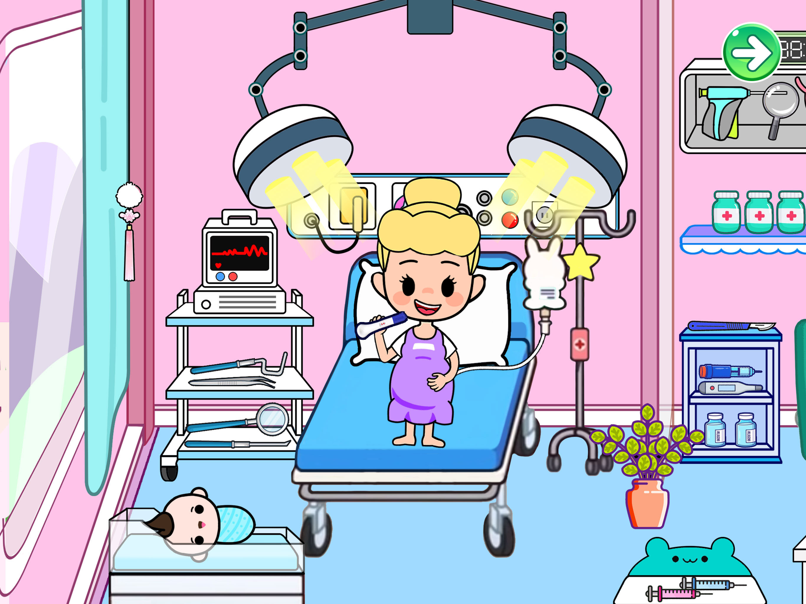 اسکرین شات 2 بازی Princess Town: Hospital Games