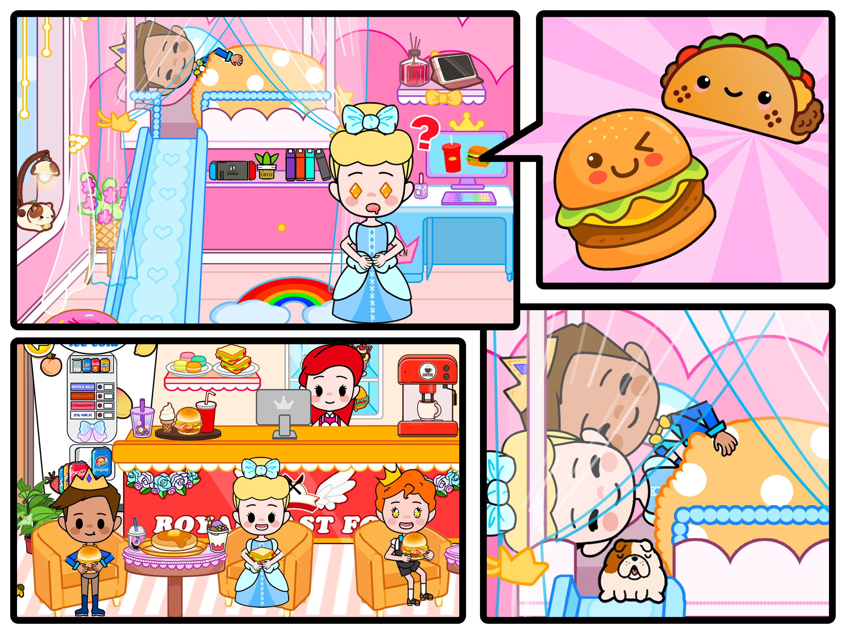 اسکرین شات 1 بازی Toka Boka Life Princess Games