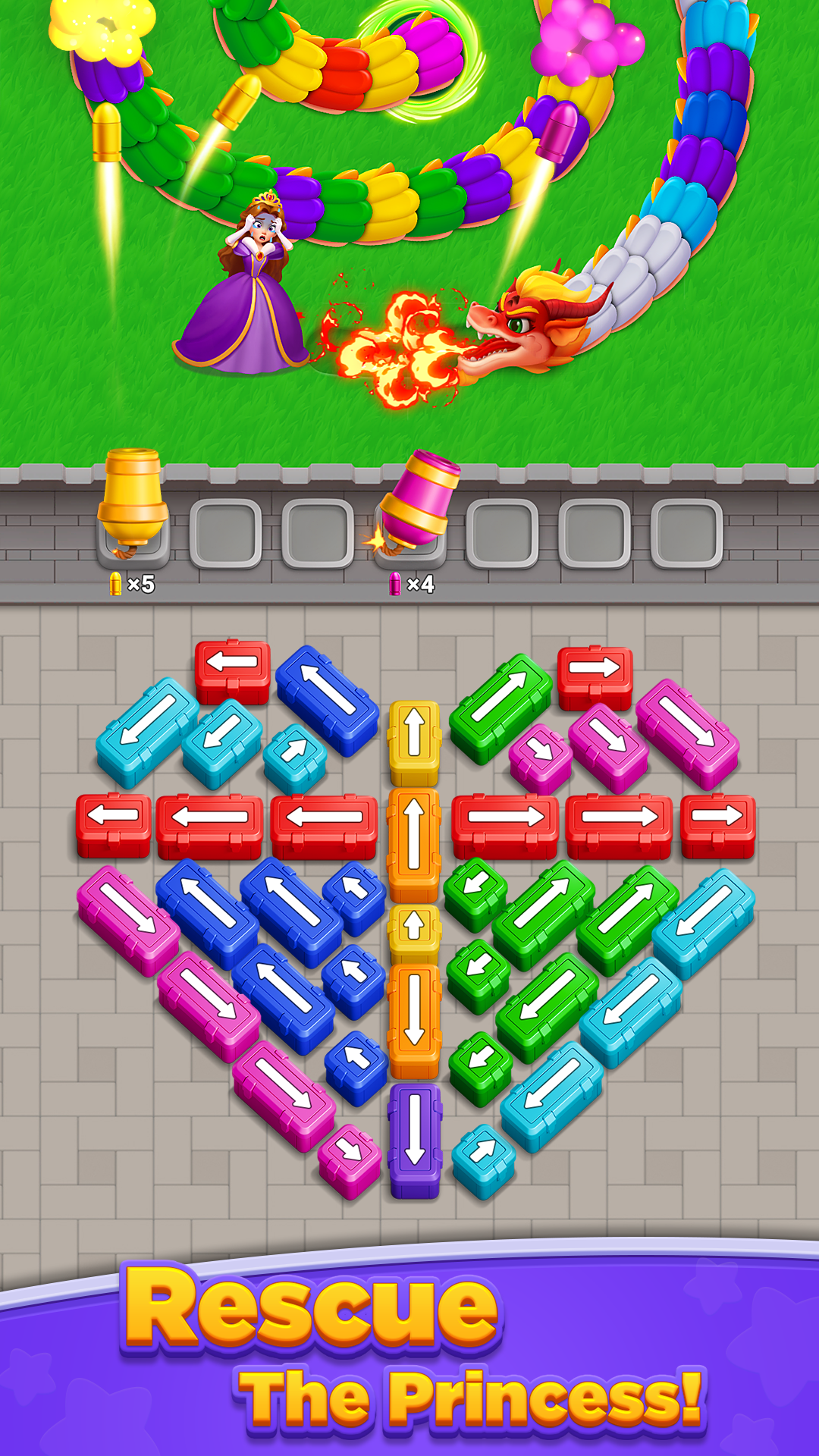 اسکرین شات 3 بازی Princess Protect: Dragon Wars