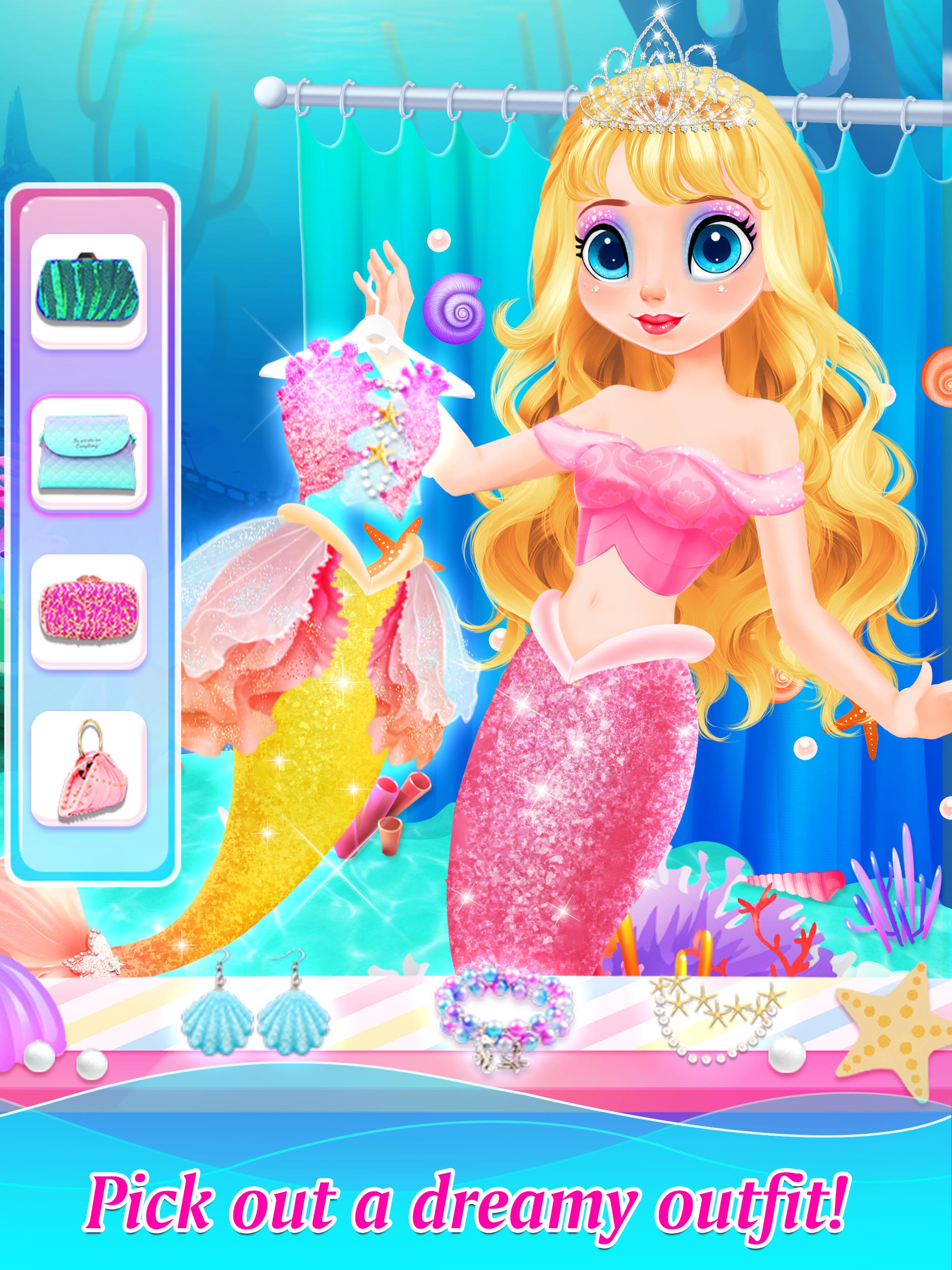 اسکرین شات 2 بازی Mermaid Games: Princess Makeup
