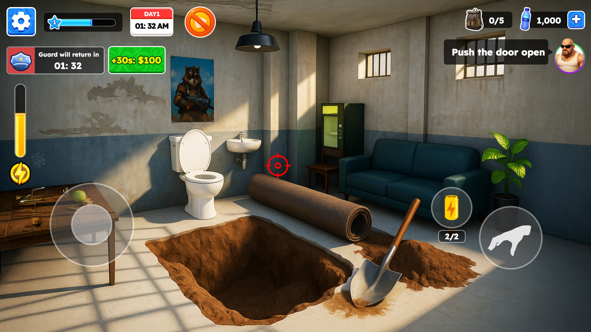 اسکرین شات 1 بازی Prison Escape: Dig & Run