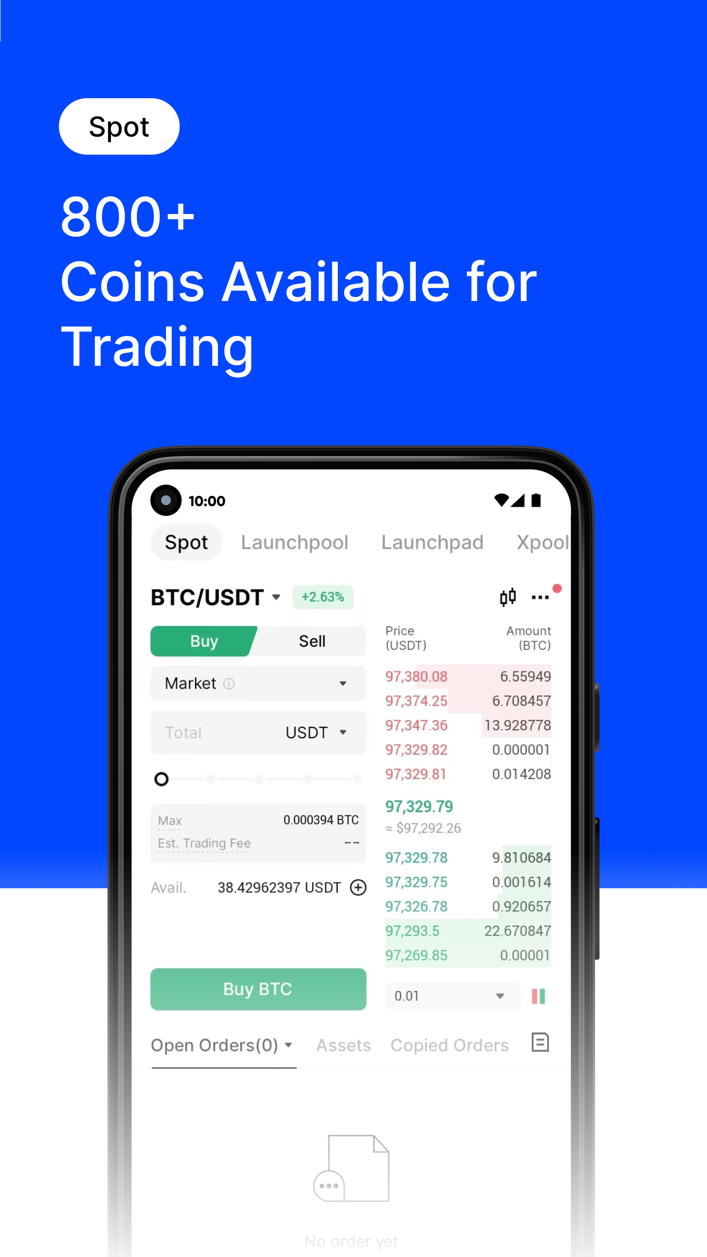 اسکرین شات 5 برنامه BingX Trade BTC, Buy Crypto