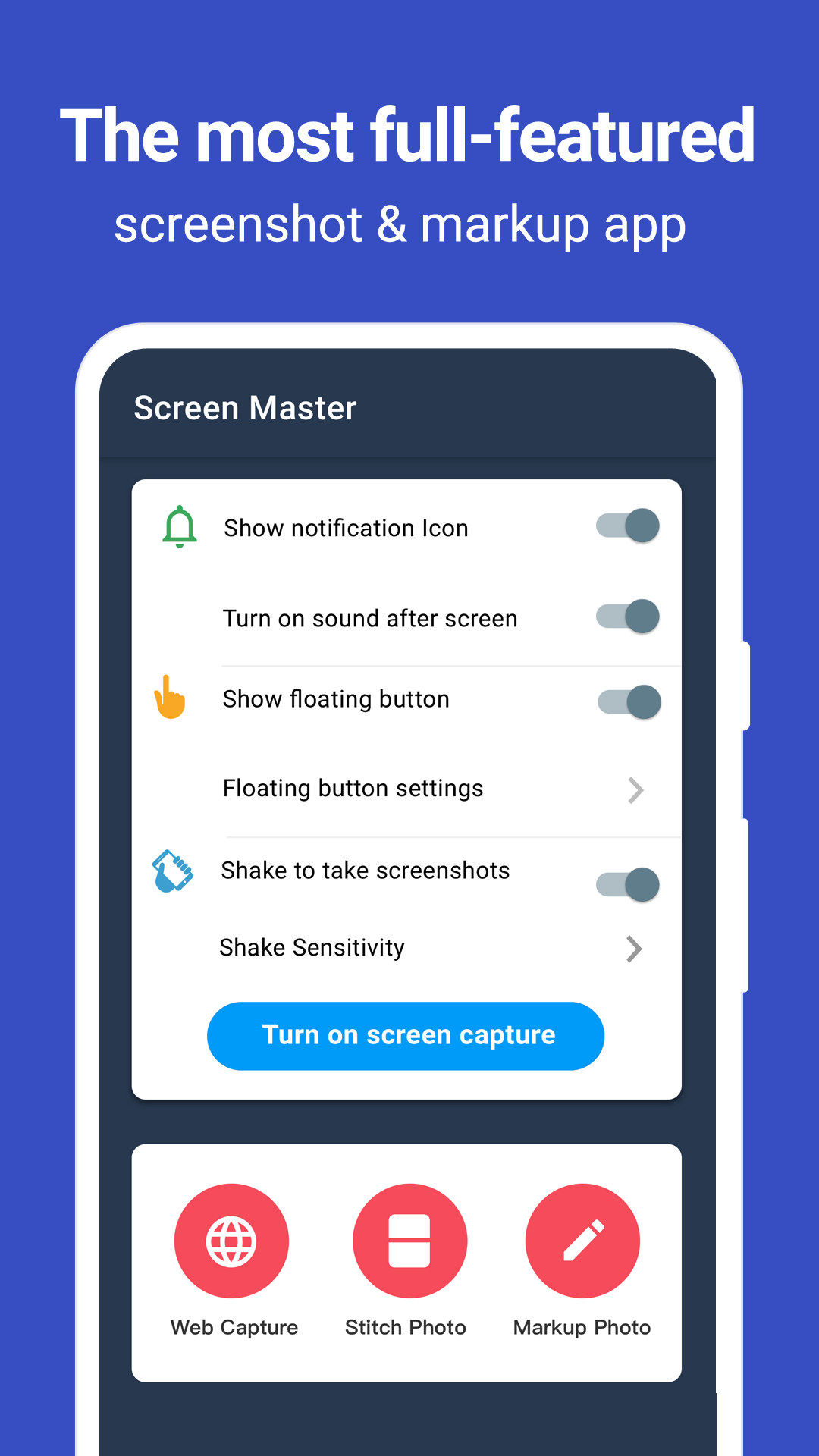 اسکرین شات 1 برنامه ScreenMaster:Screenshot Markup