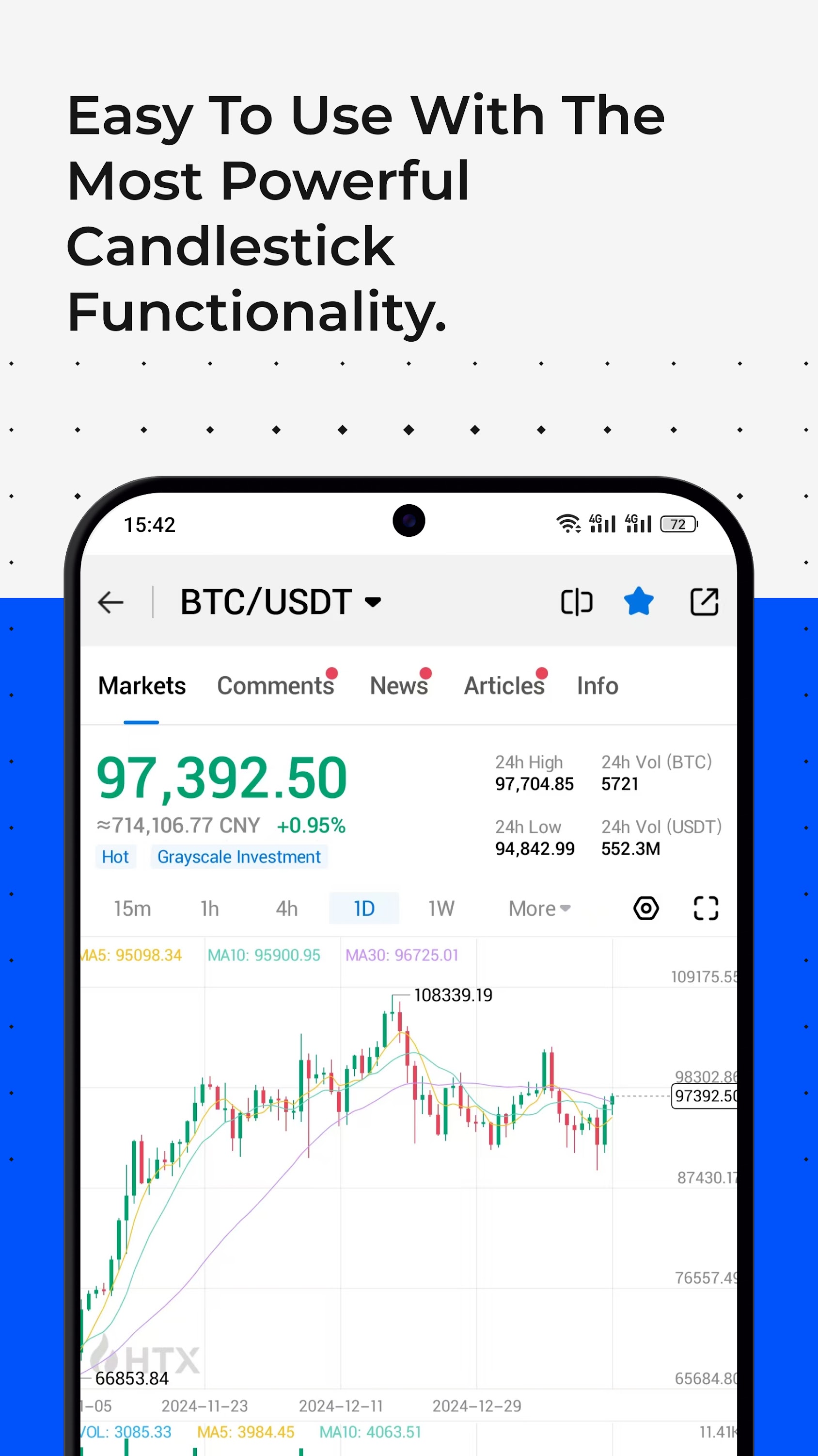 اسکرین شات 5 برنامه HTX: Buy Crypto & Bitcoin