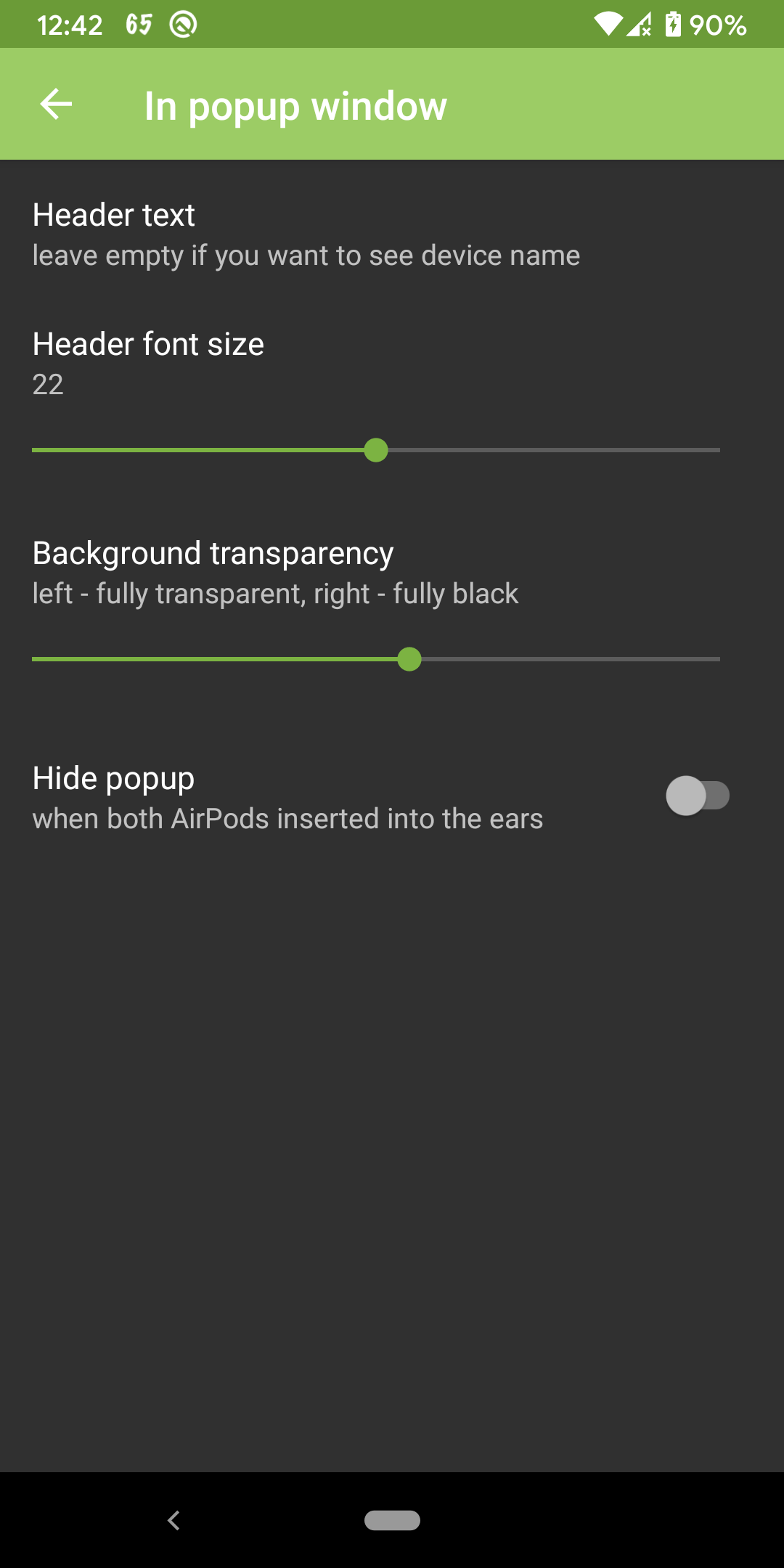 اسکرین شات 6 برنامه AndroPods - Airpods on Android