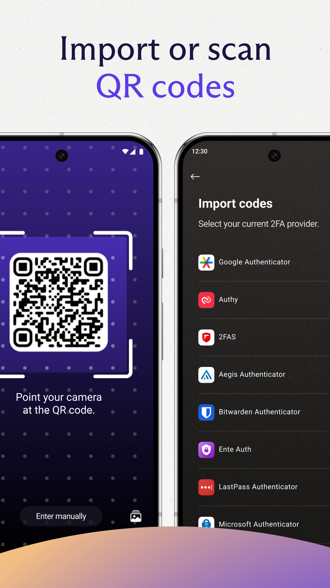 اسکرین شات 2 برنامه Proton Authenticator