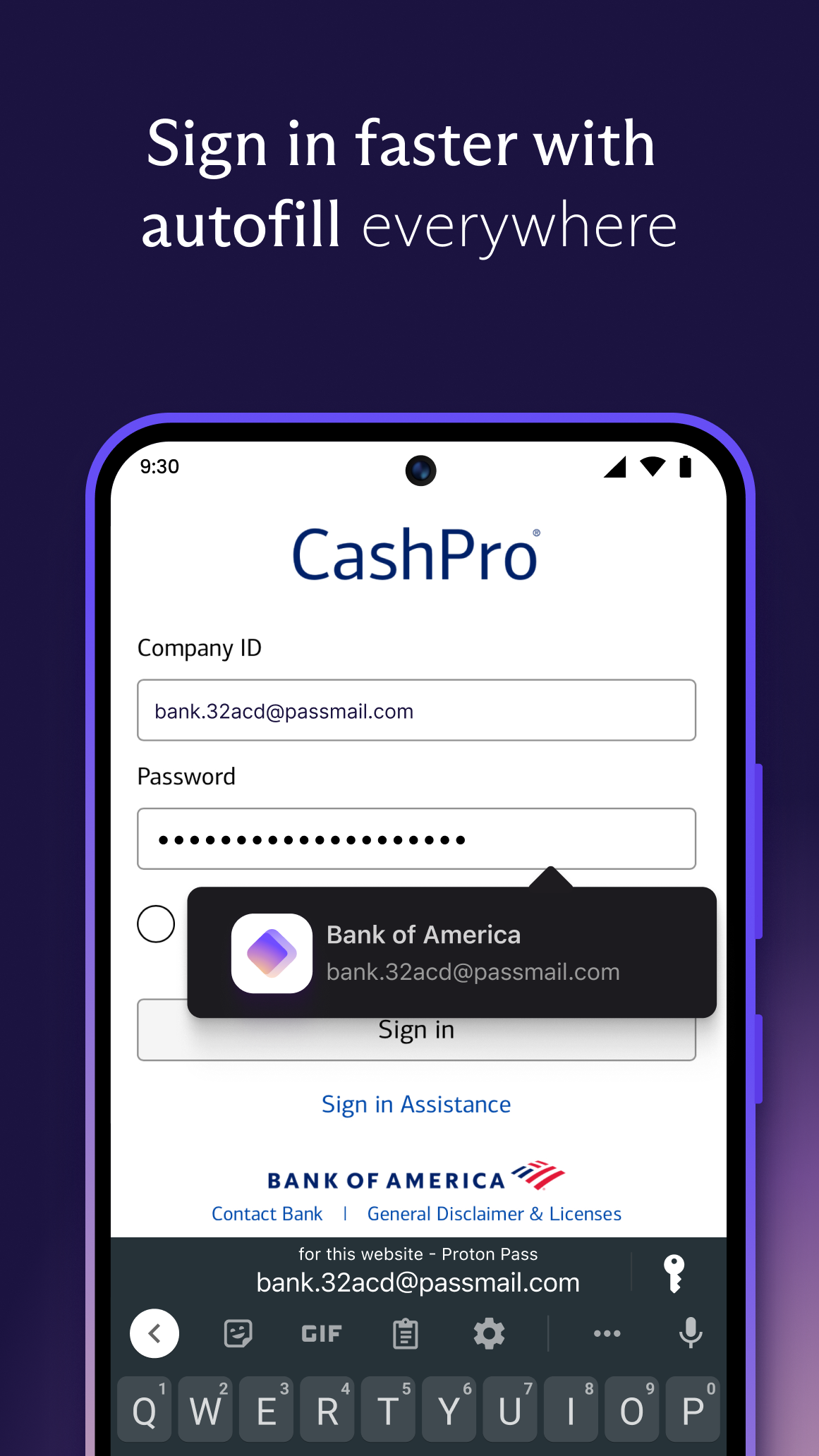 اسکرین شات 6 برنامه Proton Pass: Password Manager