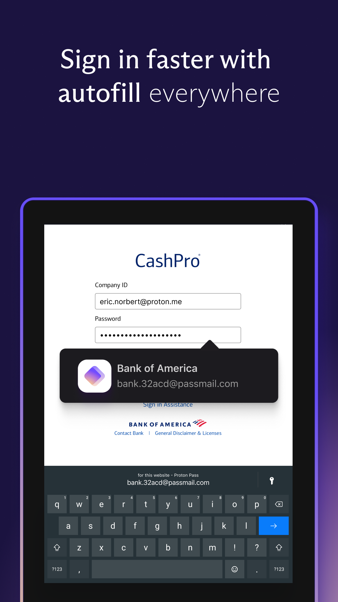 اسکرین شات 7 برنامه Proton Pass: Password Manager