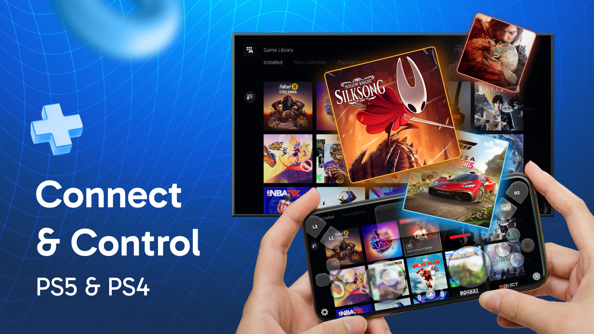 اسکرین شات 2 برنامه PS Game Controller-Remote Play