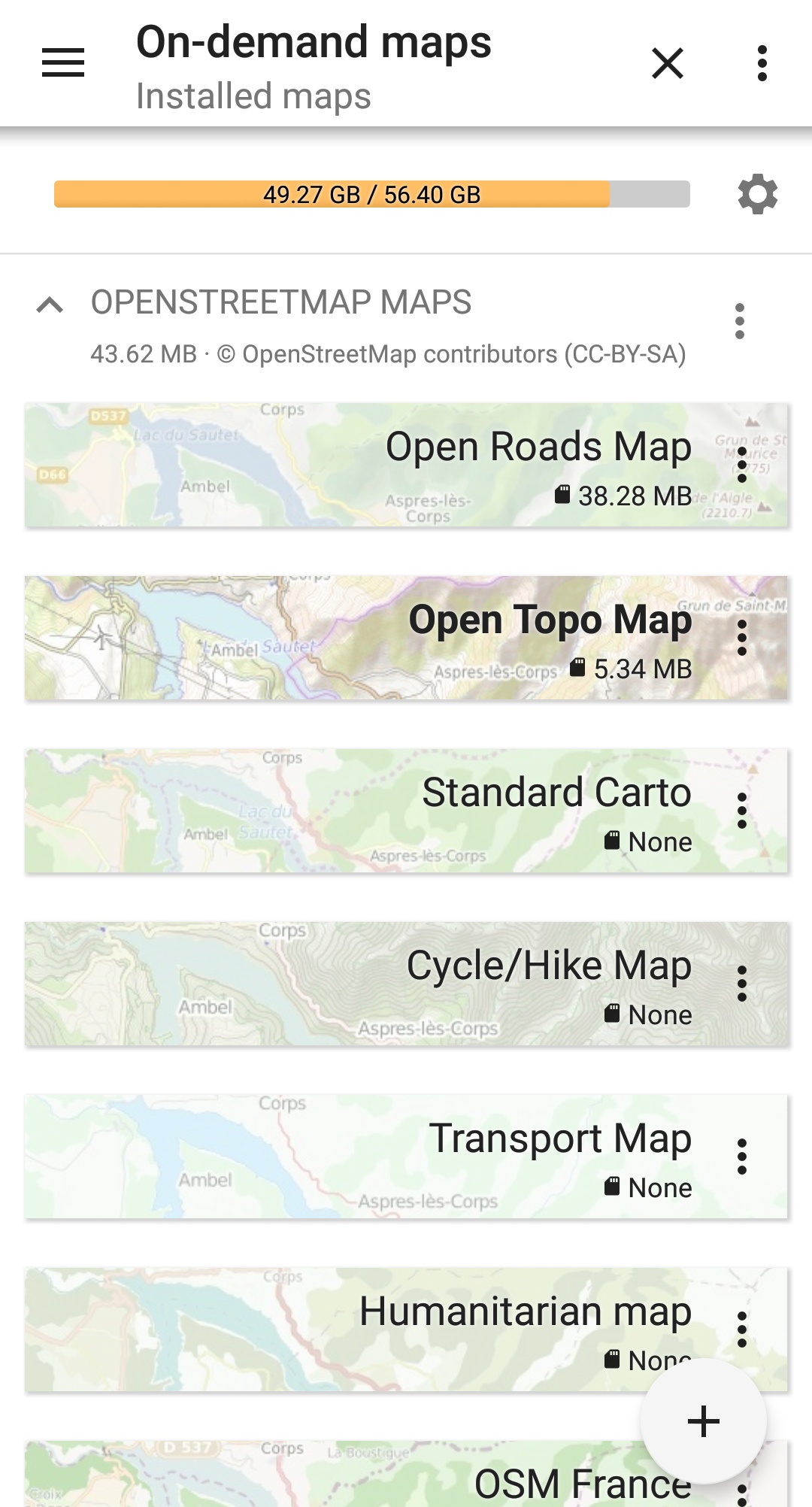 اسکرین شات 5 برنامه AlpineQuest Explorer Lite