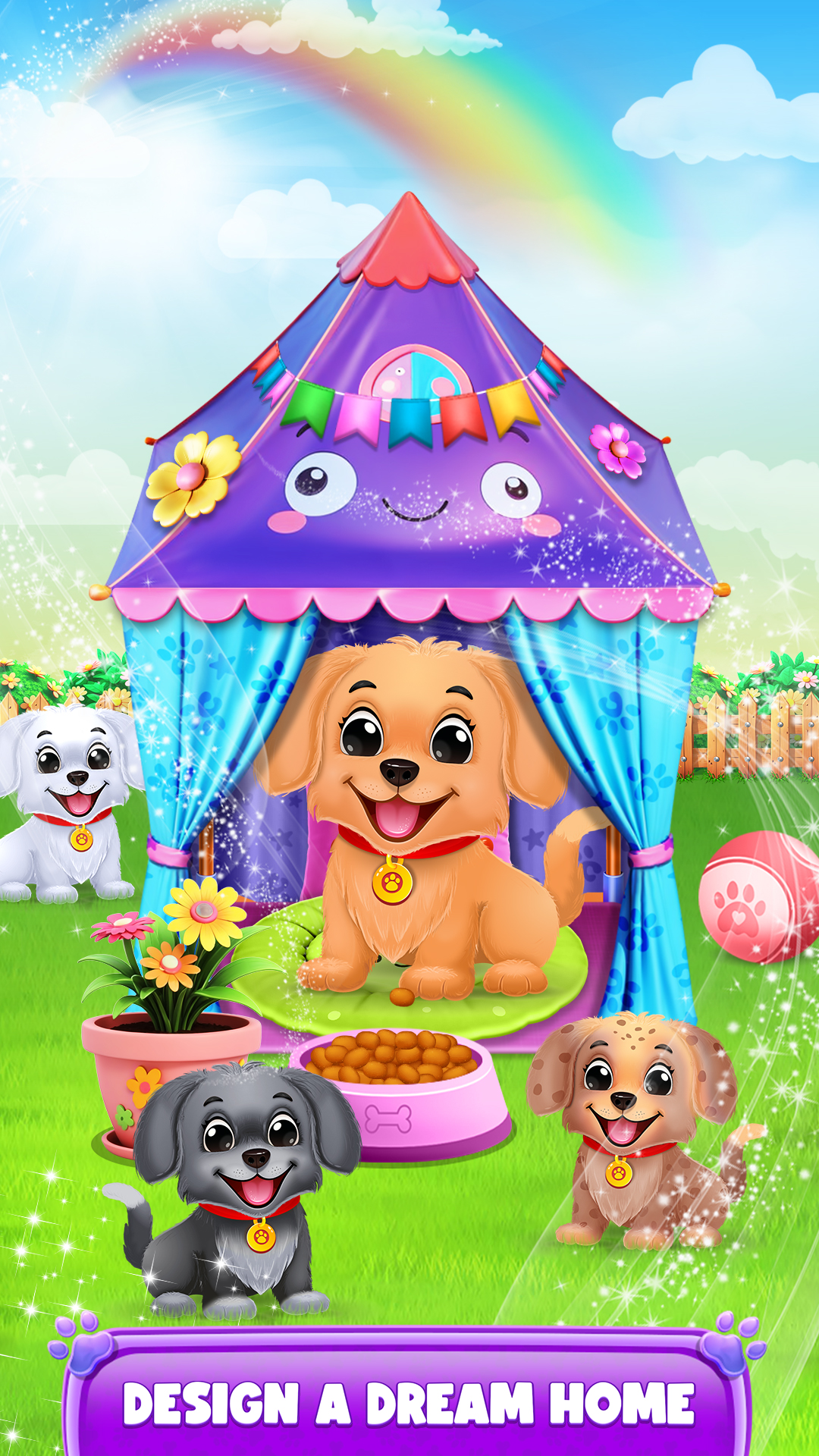 اسکرین شات 2 بازی My Cute Puppy Daycare Salon