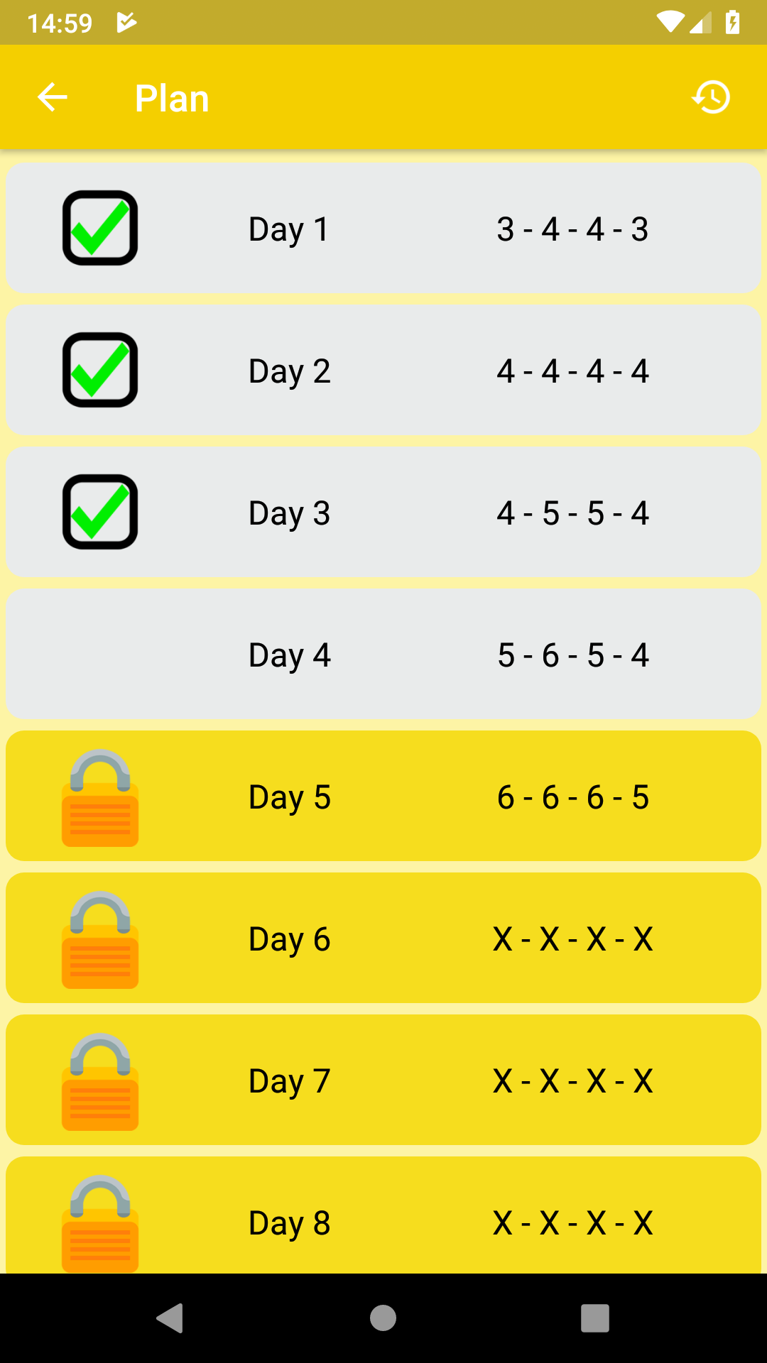 اسکرین شات 4 برنامه Push Up  -  21 Day Challenge
