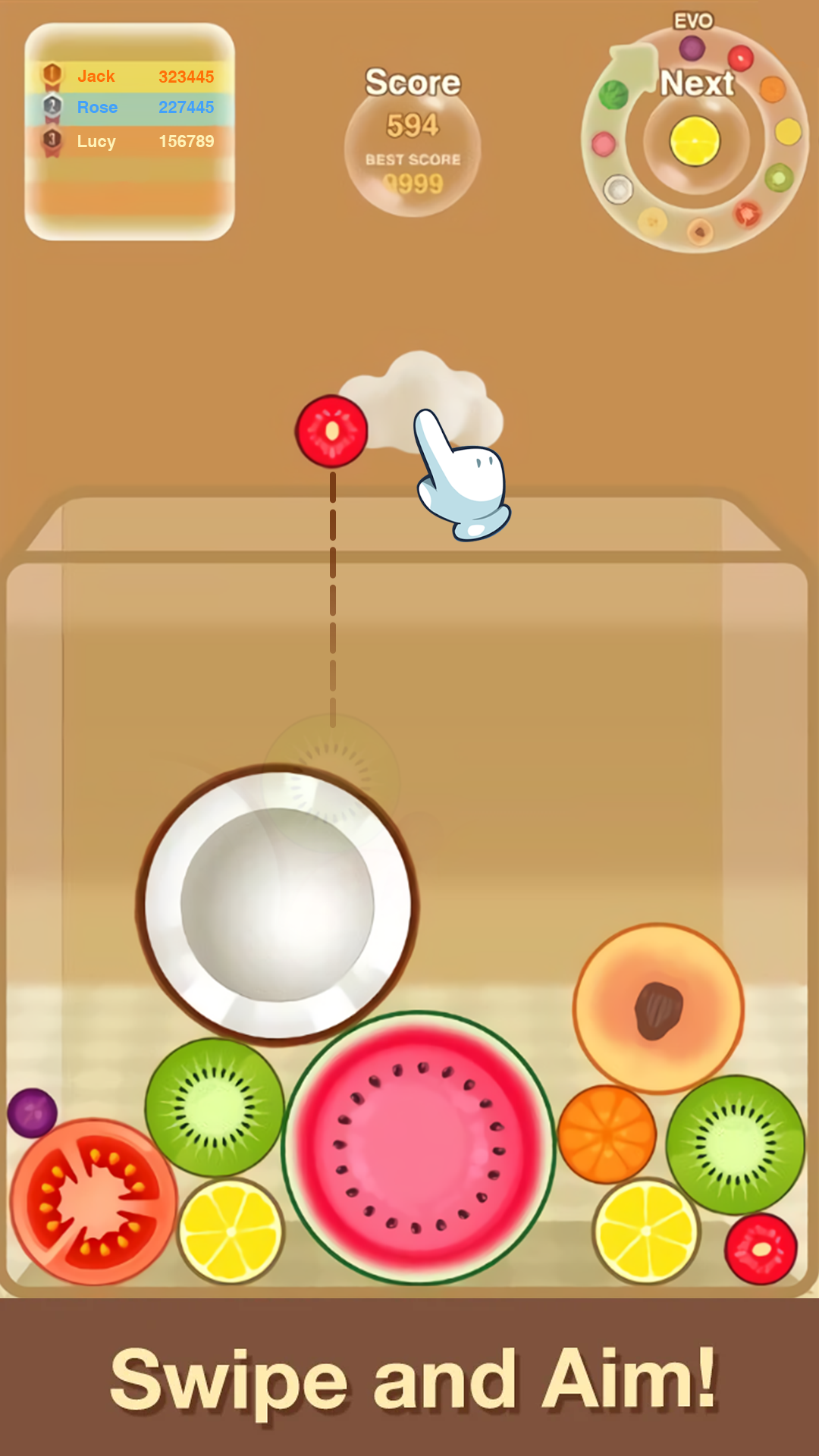 اسکرین شات 1 بازی Watermelon Game