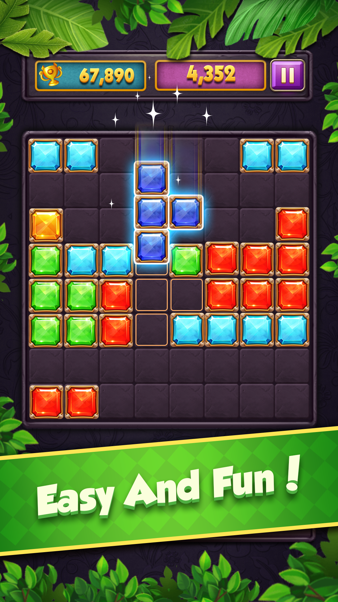 اسکرین شات 2 بازی Block Puzzle Gems