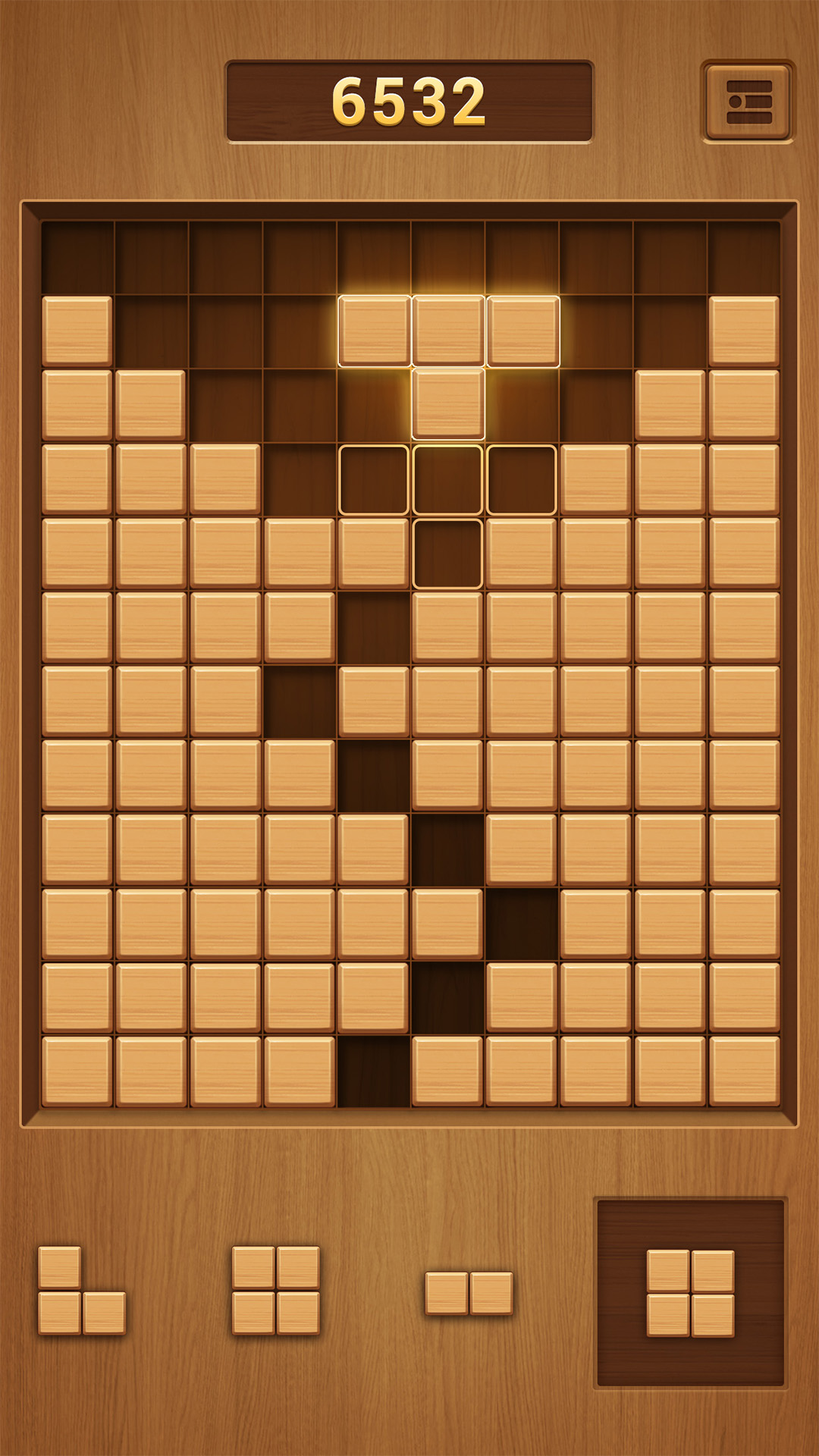 اسکرین شات 5 بازی Qblock: Wood Block Puzzle Game