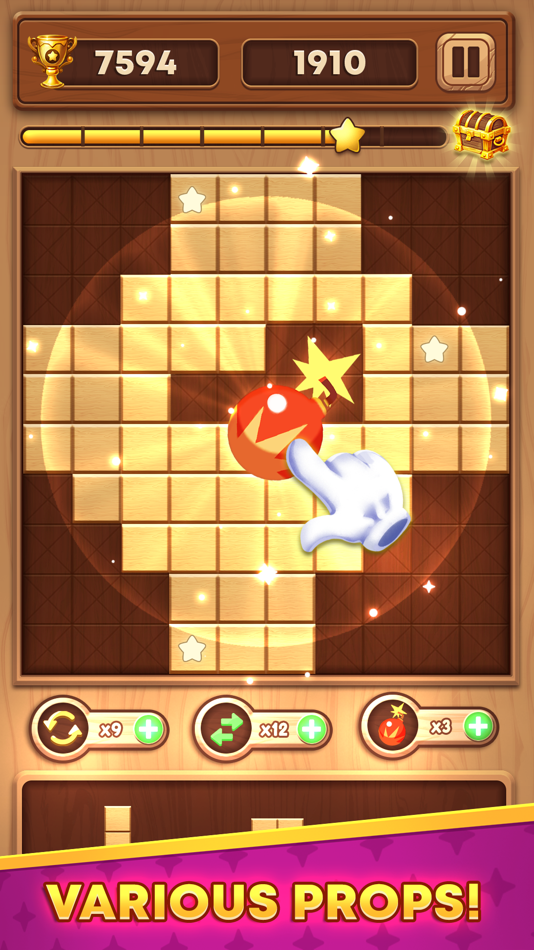 اسکرین شات 3 بازی Wood Block - Sudoku Puzzle