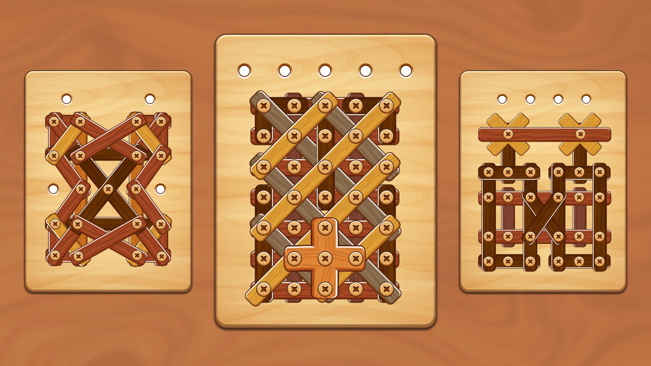 اسکرین شات 8 بازی Nuts and Bolts Woody Puzzle