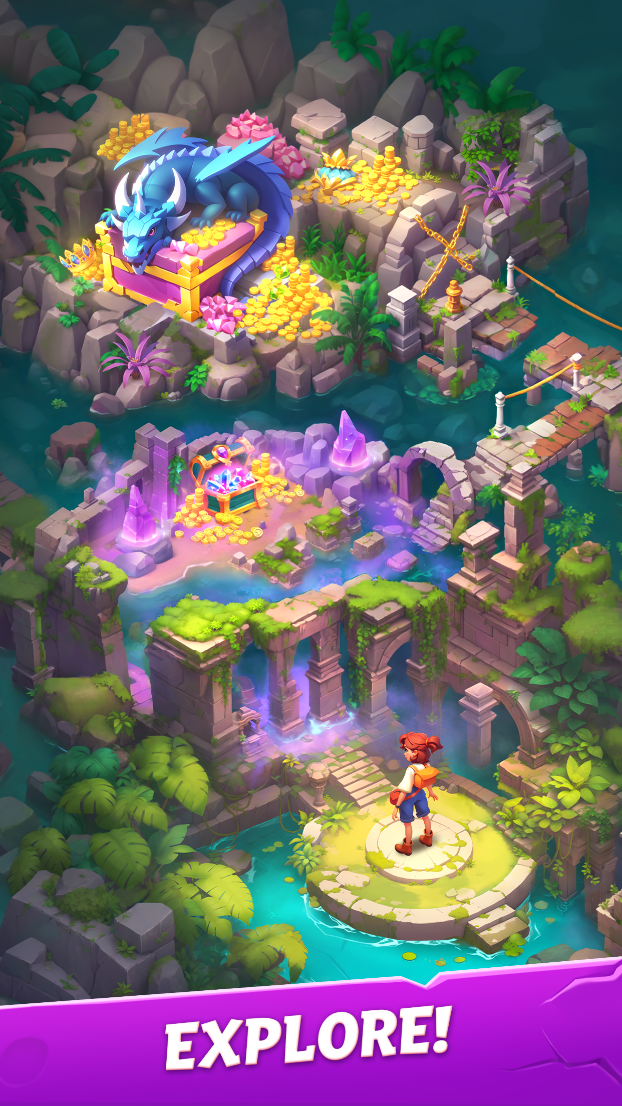 اسکرین شات 4 بازی Merge Adventure: Travel Games