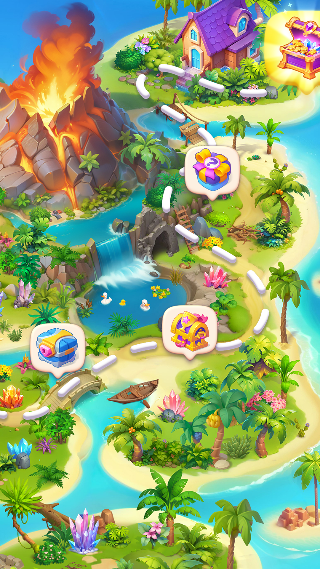 اسکرین شات 1 بازی Merge Adventure: Travel Games