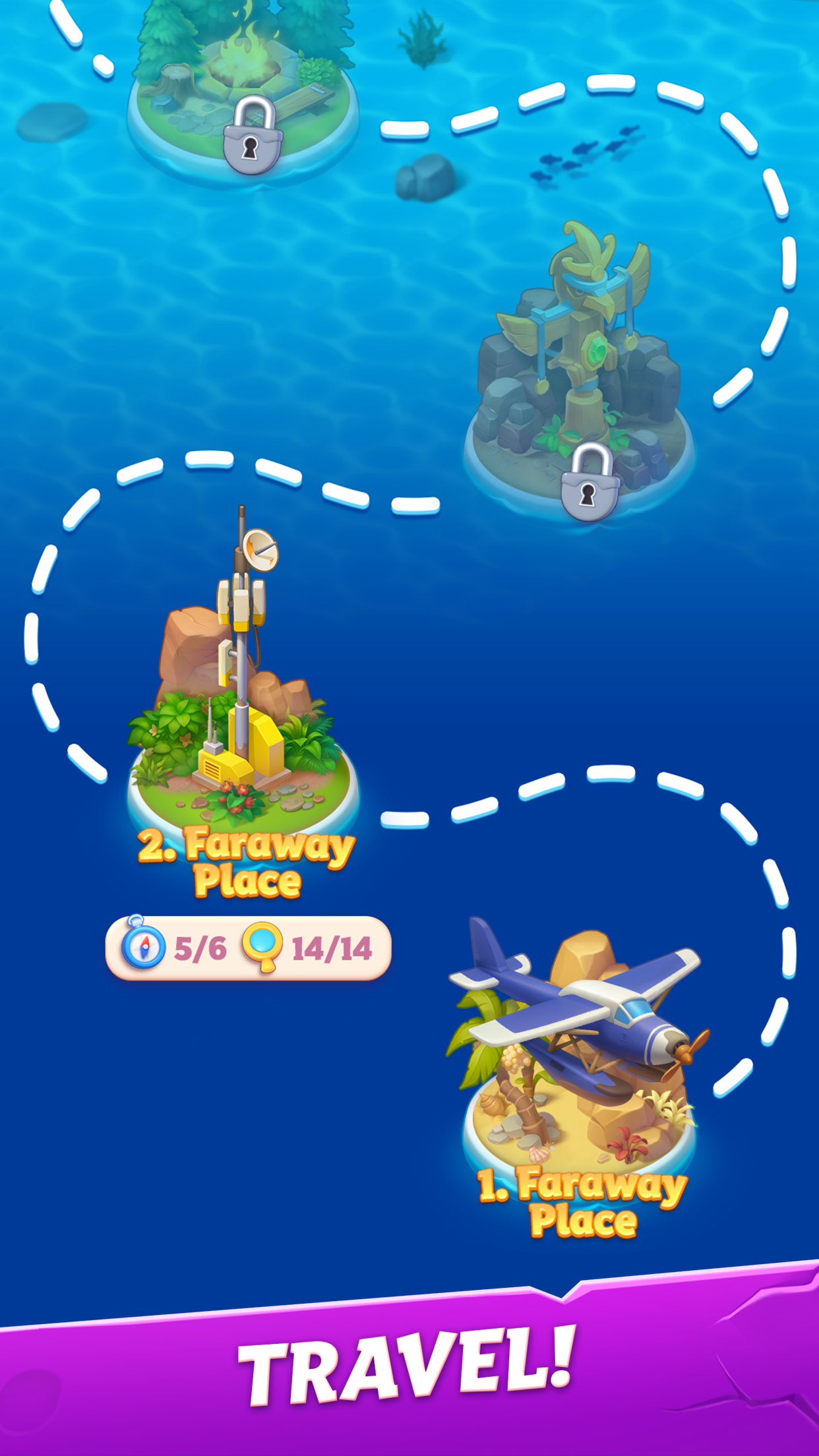 اسکرین شات 7 بازی Merge Adventure: Travel Games