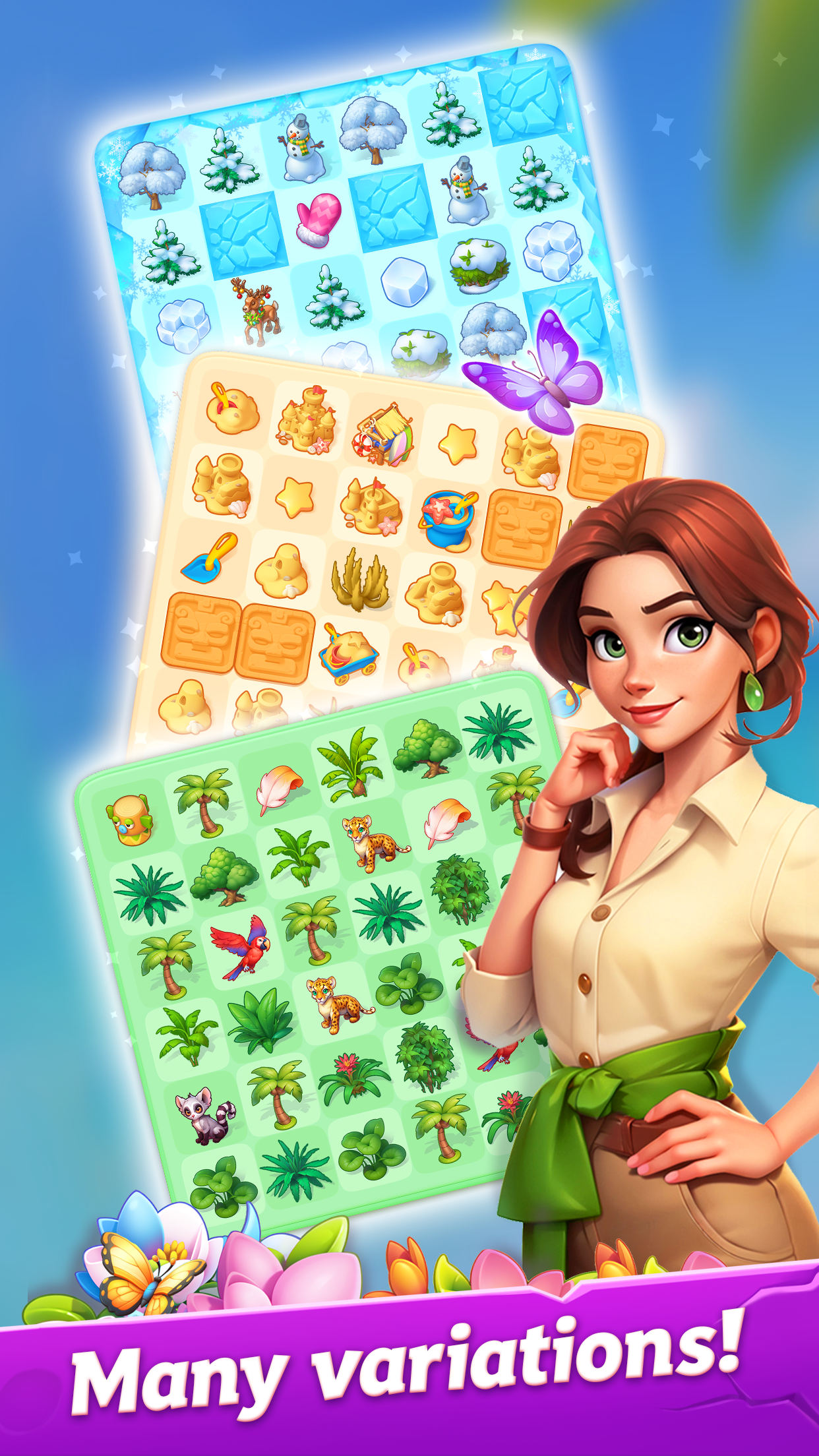 اسکرین شات 6 بازی Merge Adventure: Travel Games