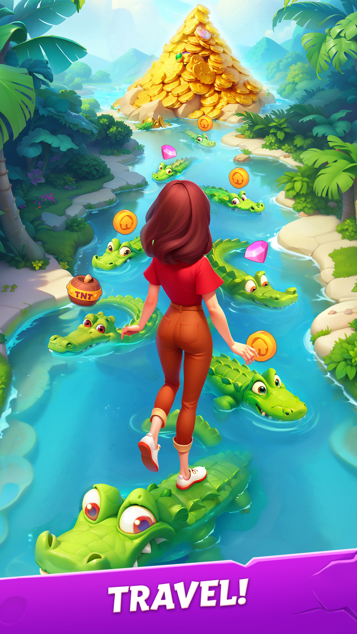 اسکرین شات 3 بازی Merge Adventure: Travel Games