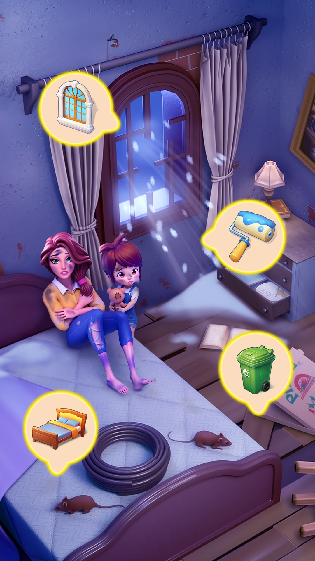 اسکرین شات 2 بازی Merge Hotel Empire: Design