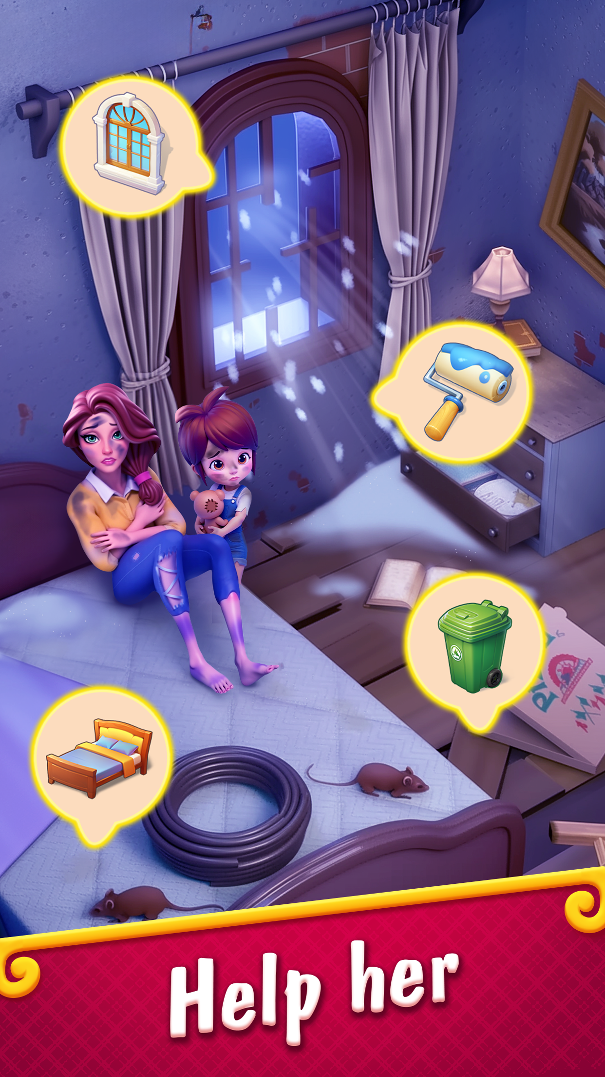 اسکرین شات 2 بازی Merge Hotel Empire: Design