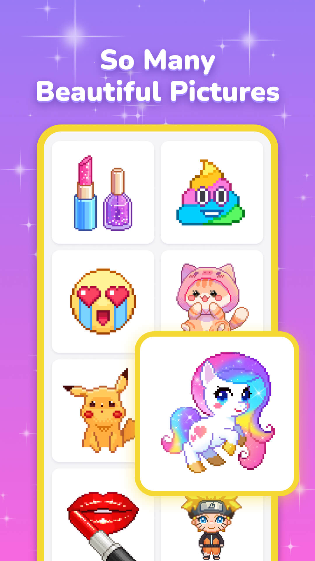 اسکرین شات 1 بازی Pixel Coloring-Color by number