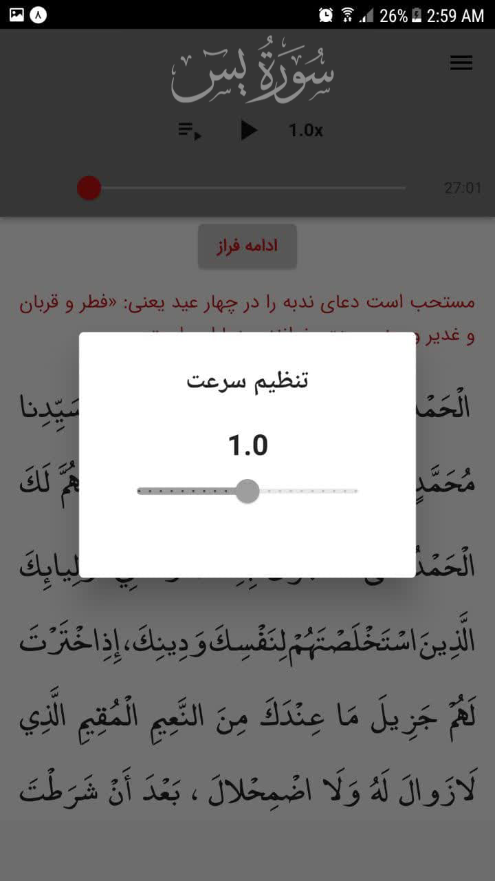 اسکرین شات 5 برنامه سوره یس