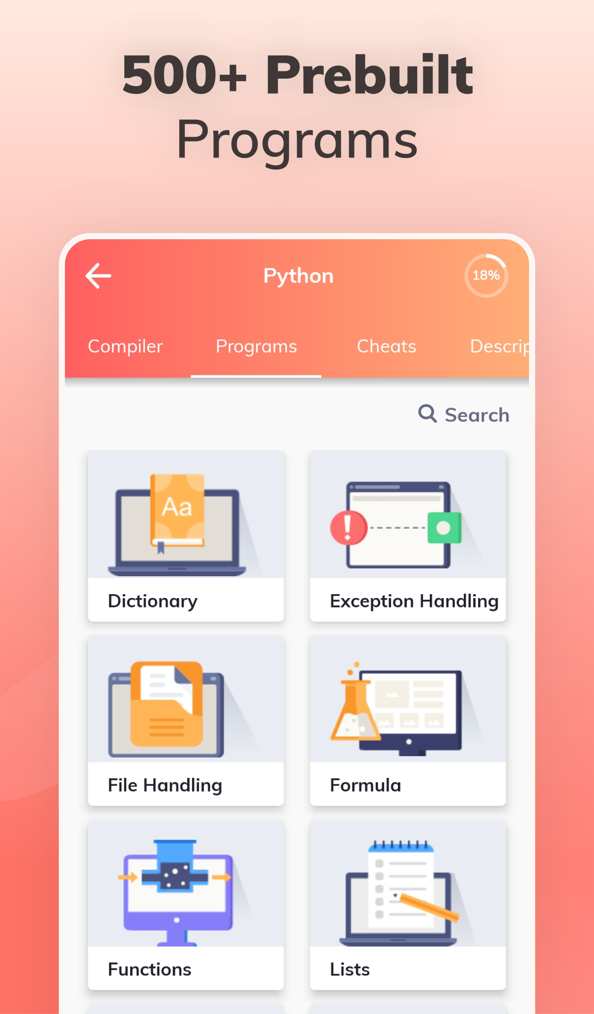 اسکرین شات 2 برنامه Learn Python Programming