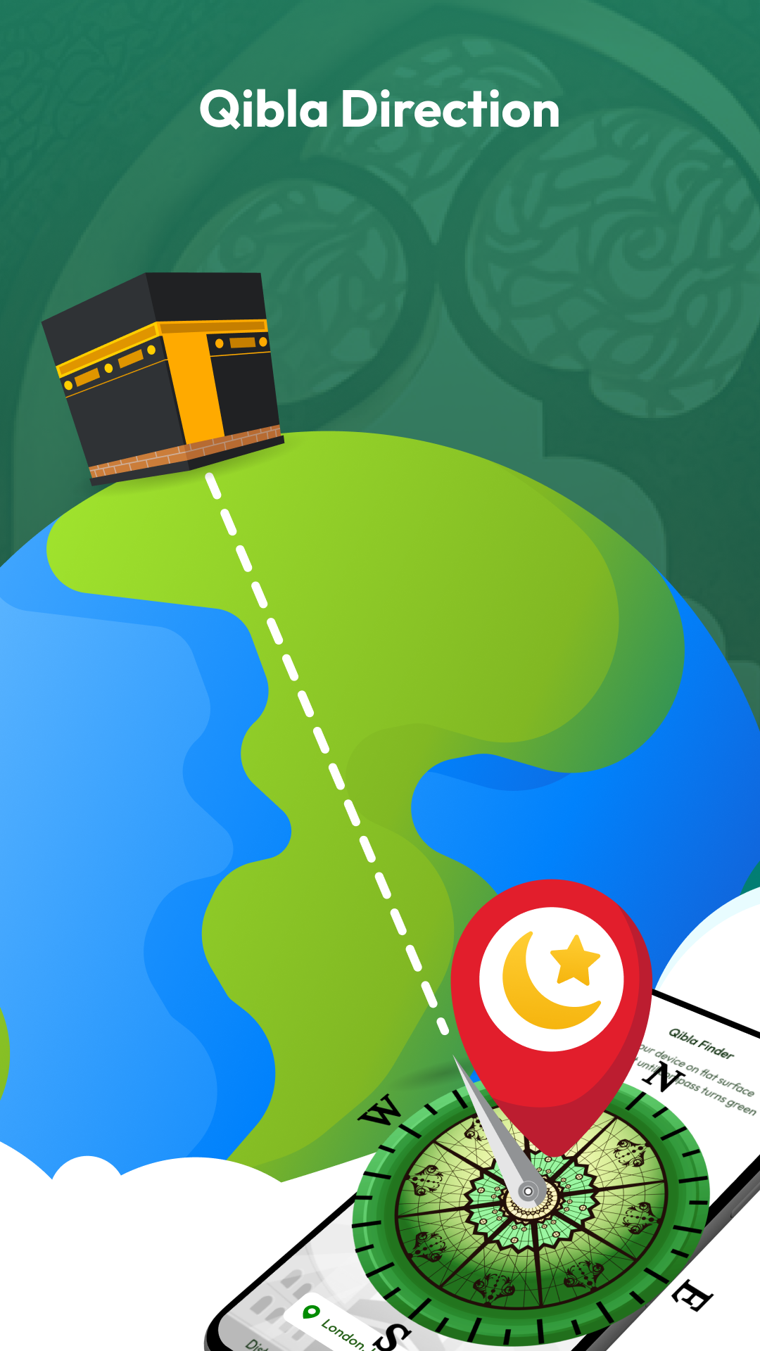 اسکرین شات 3 برنامه Prayer Times & Qibla Finder
